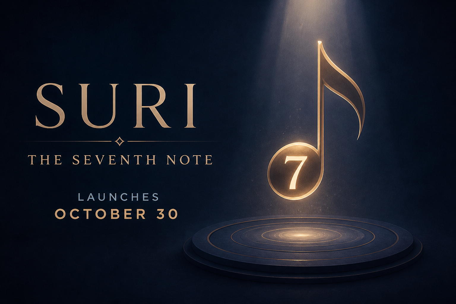 SURI: The Seventh Note launches October 30
