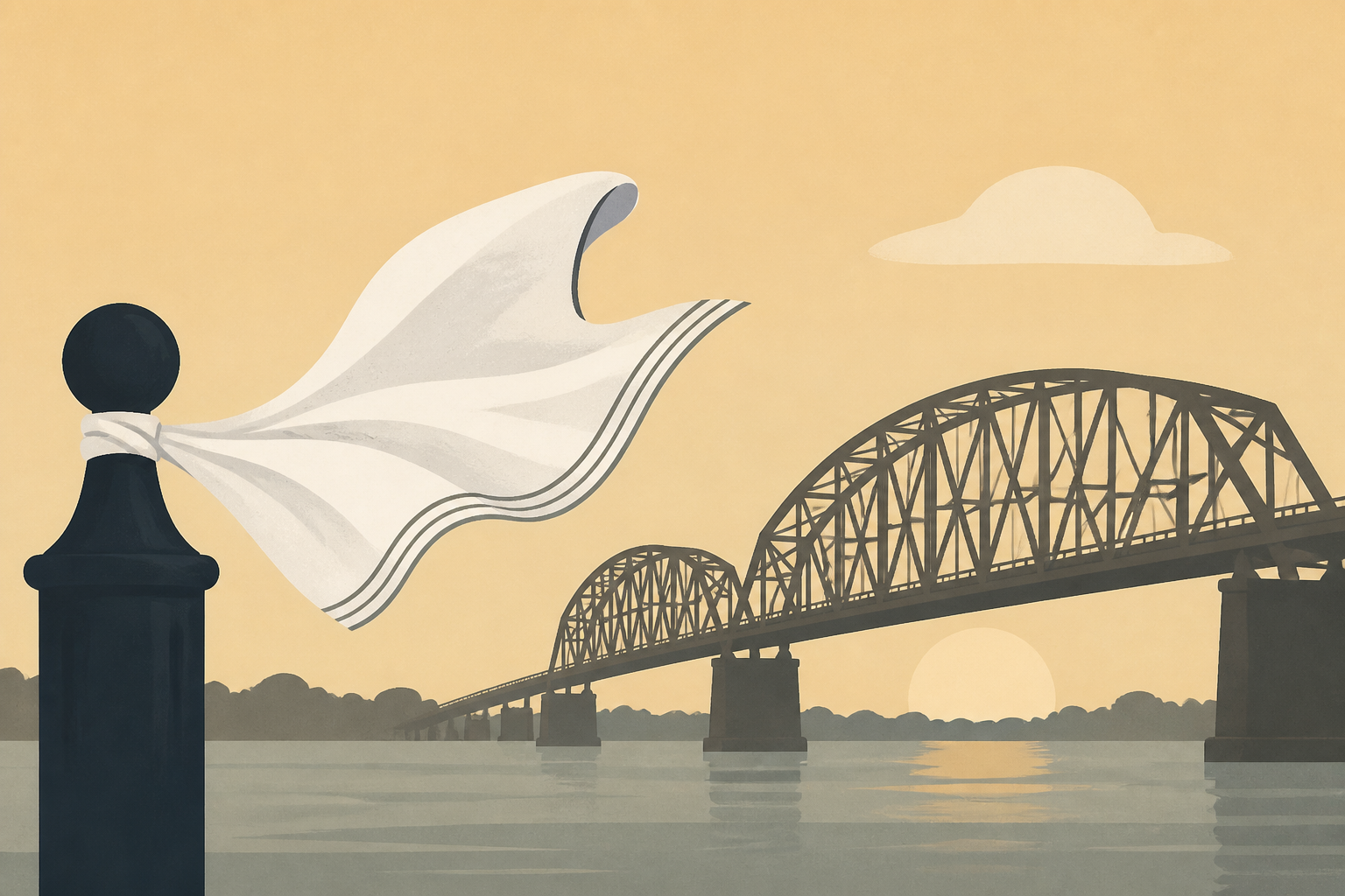 Chester, Ill. bids farewell to historic bridge