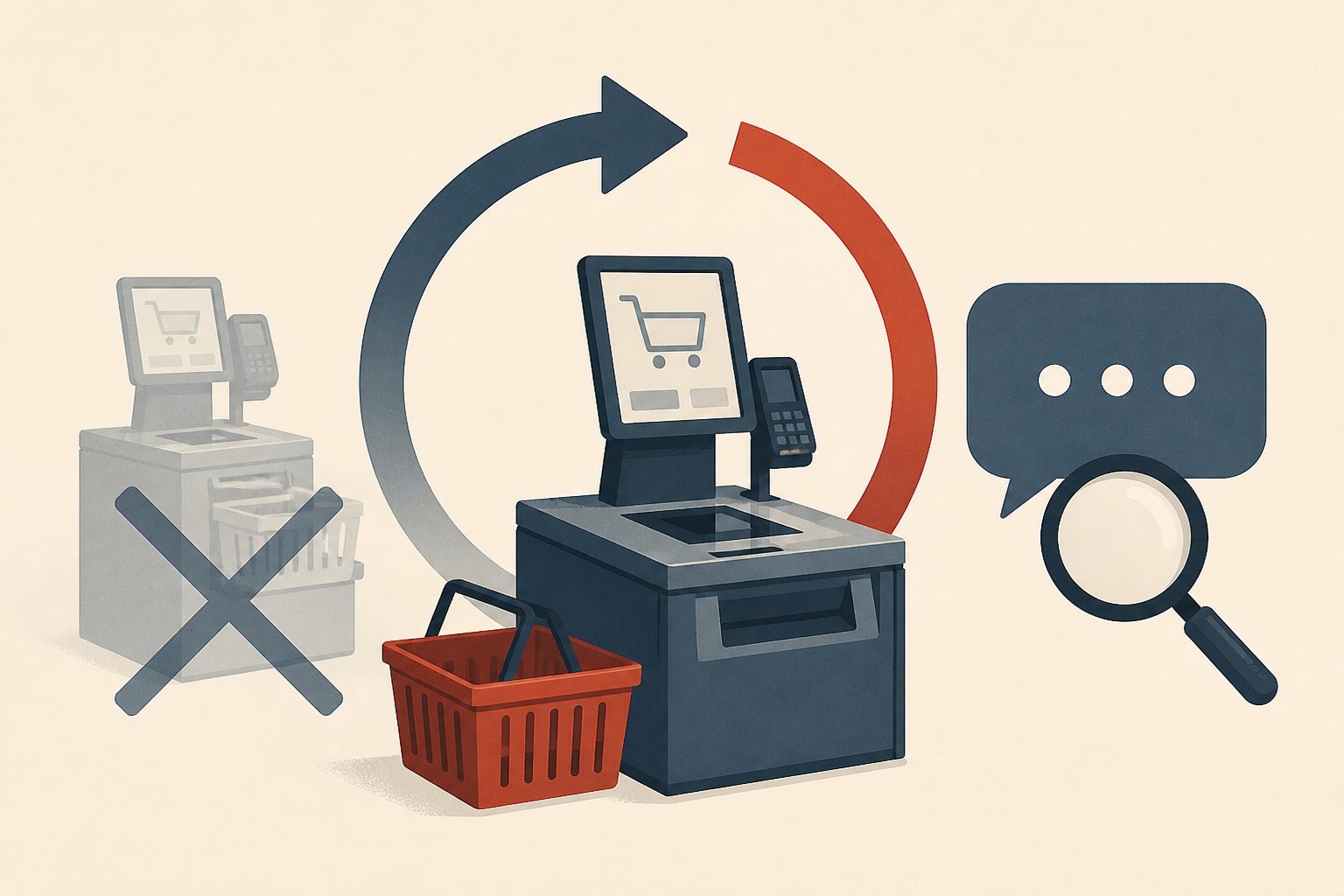 Stores are reversing course on self-checkout. The internet reveals clues as to why