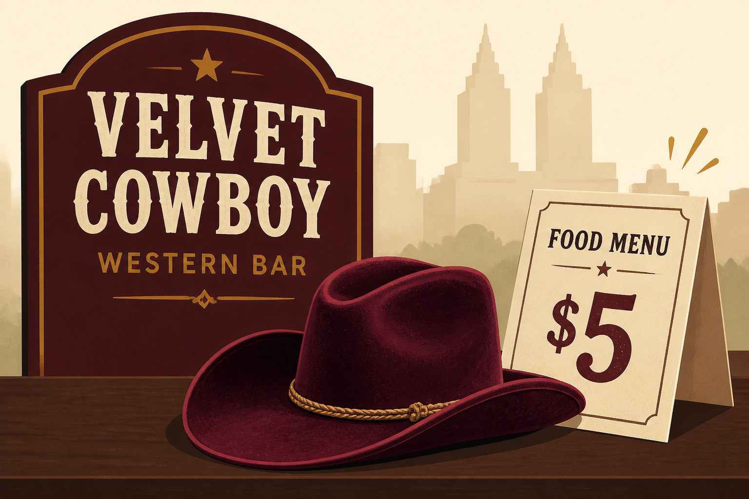 Velvet Cowboy, a Western Bar With a $5 Food Menu, Opens on the Upper West Side Tomorrow