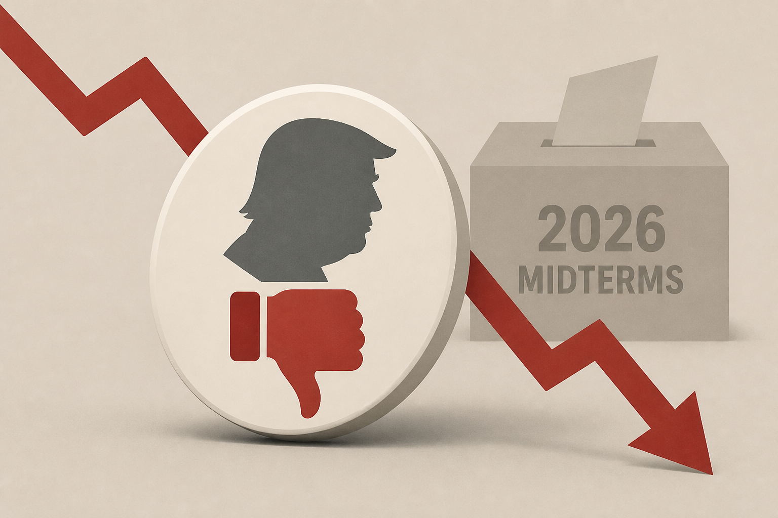 Trump approval rating reaches new low in poll ahead of 2026 midterms