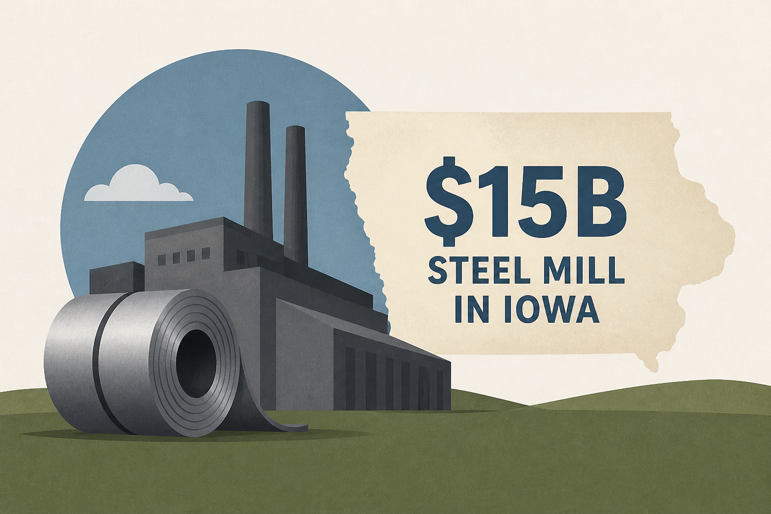 What to know about $15B steel mill that will be built in Iowa