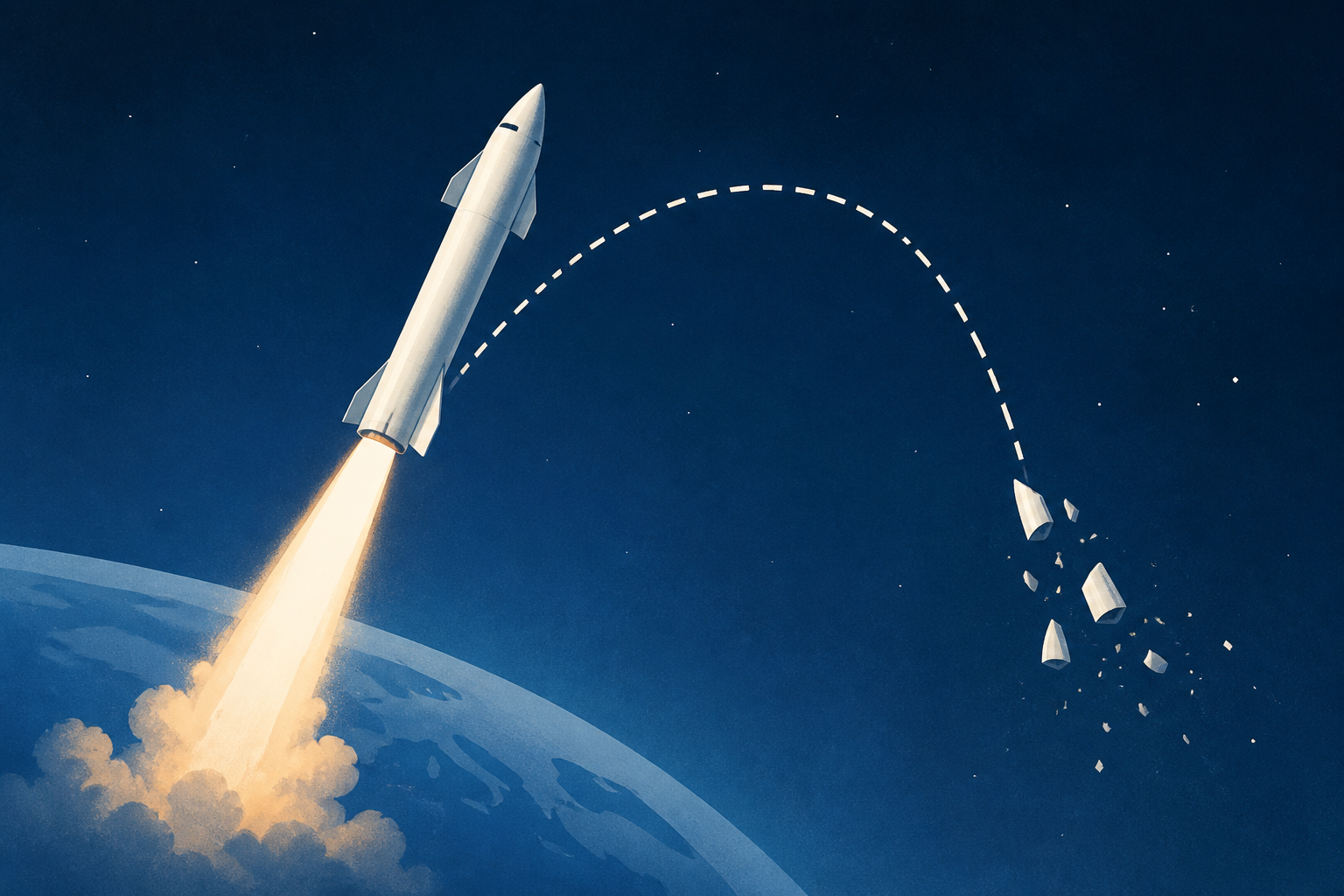 SpaceX’s Starship launches into orbit for first time but flight ends early
