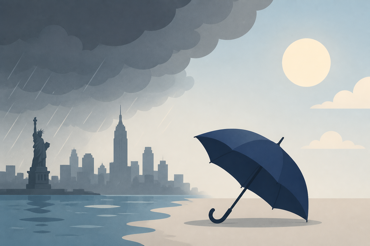 NYC nor’easter dries up after weather service reports minor flooding