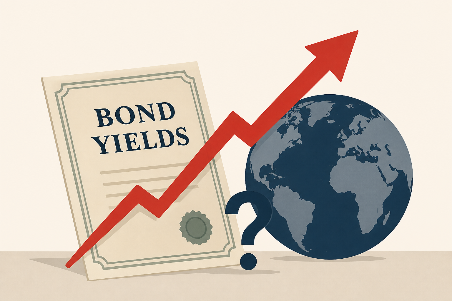 Bond yields push higher as investors digest global risks, higher-for-longer path for the Fed