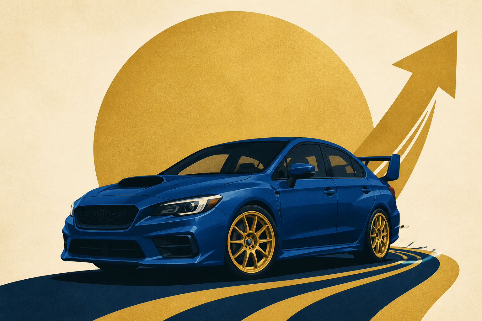 2027 Subaru WRX GD25 Limited Edition Brings Back the Gold Wheels and Big Wing
