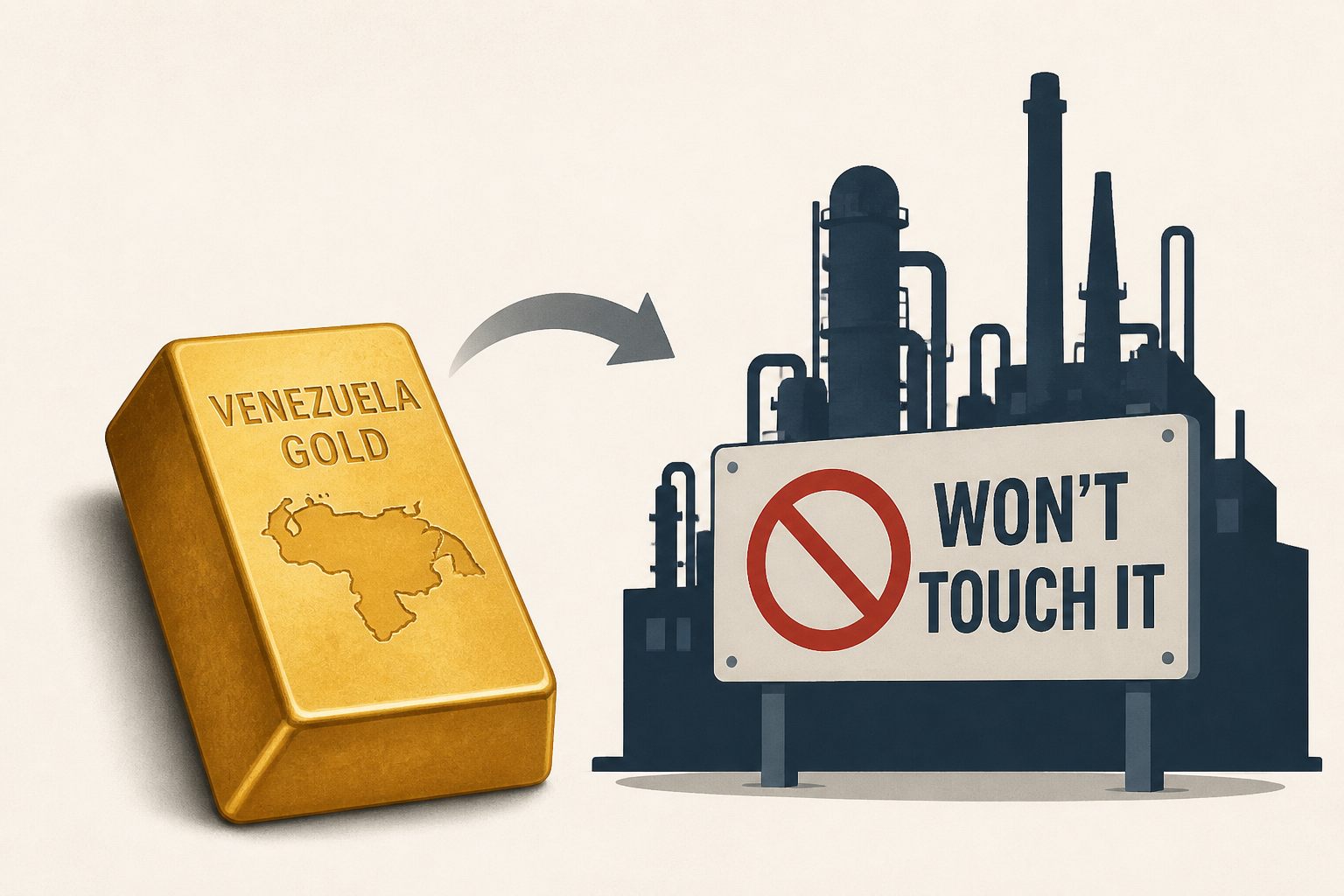 Trump Brought Venezuelan Gold to the U.S., but Refiners Won’t Touch It