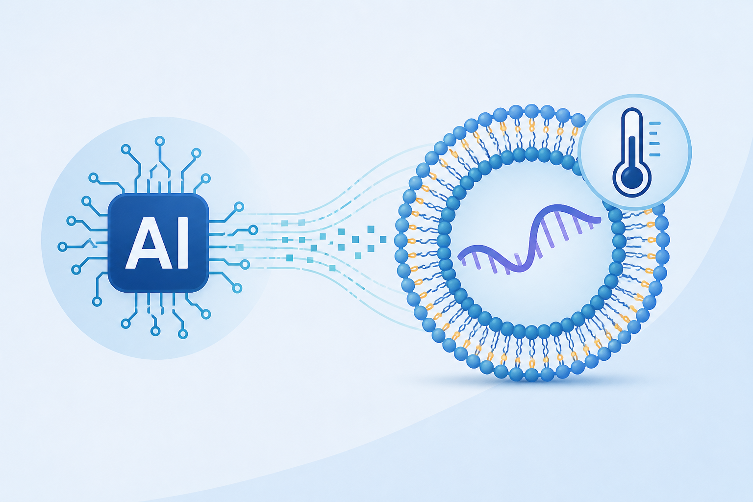 Accelerated discovery of thermostable mRNA-lipid nanoparticle vaccines using data-efficient AI