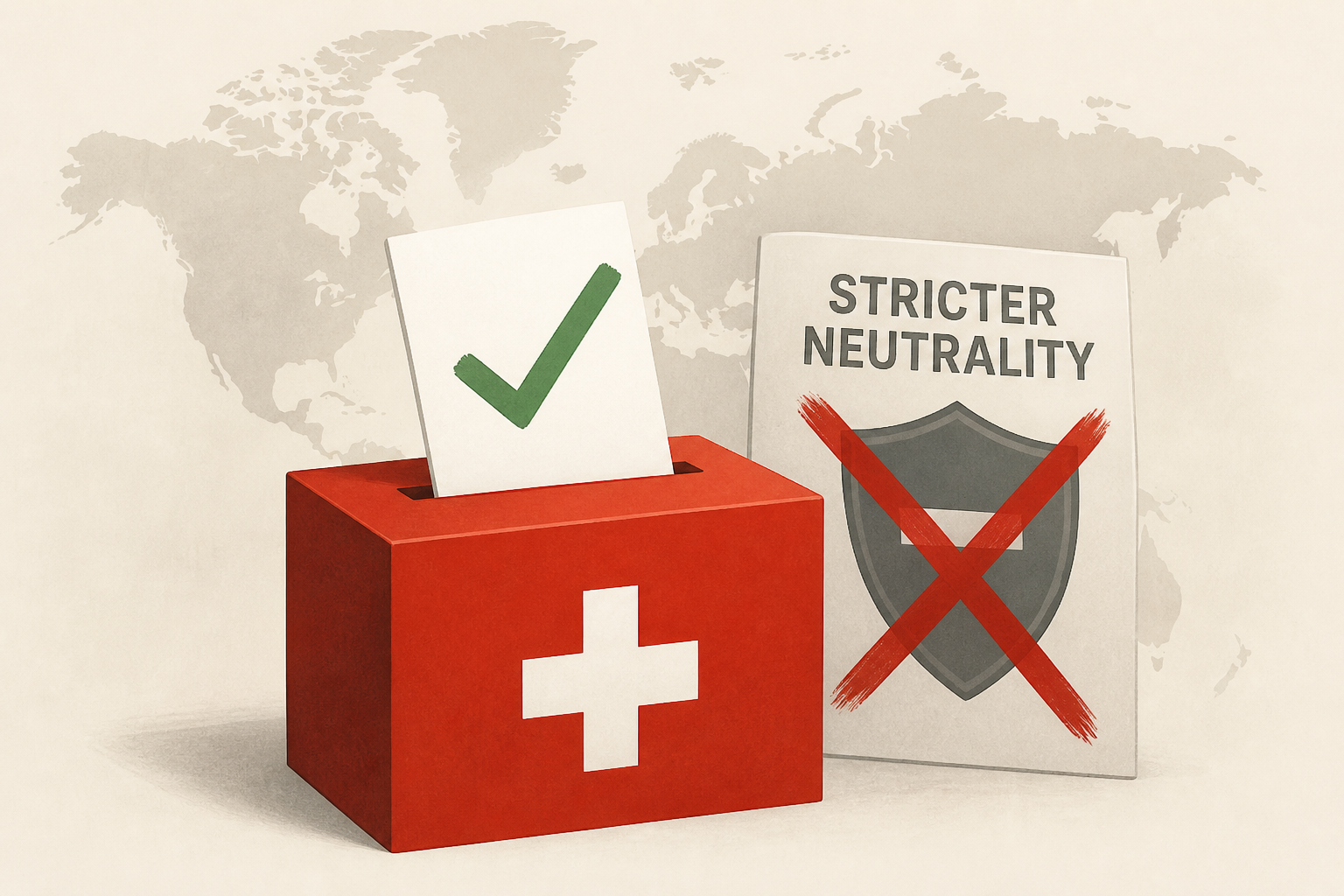 Switzerland: Voters reject stricter view of neutrality
