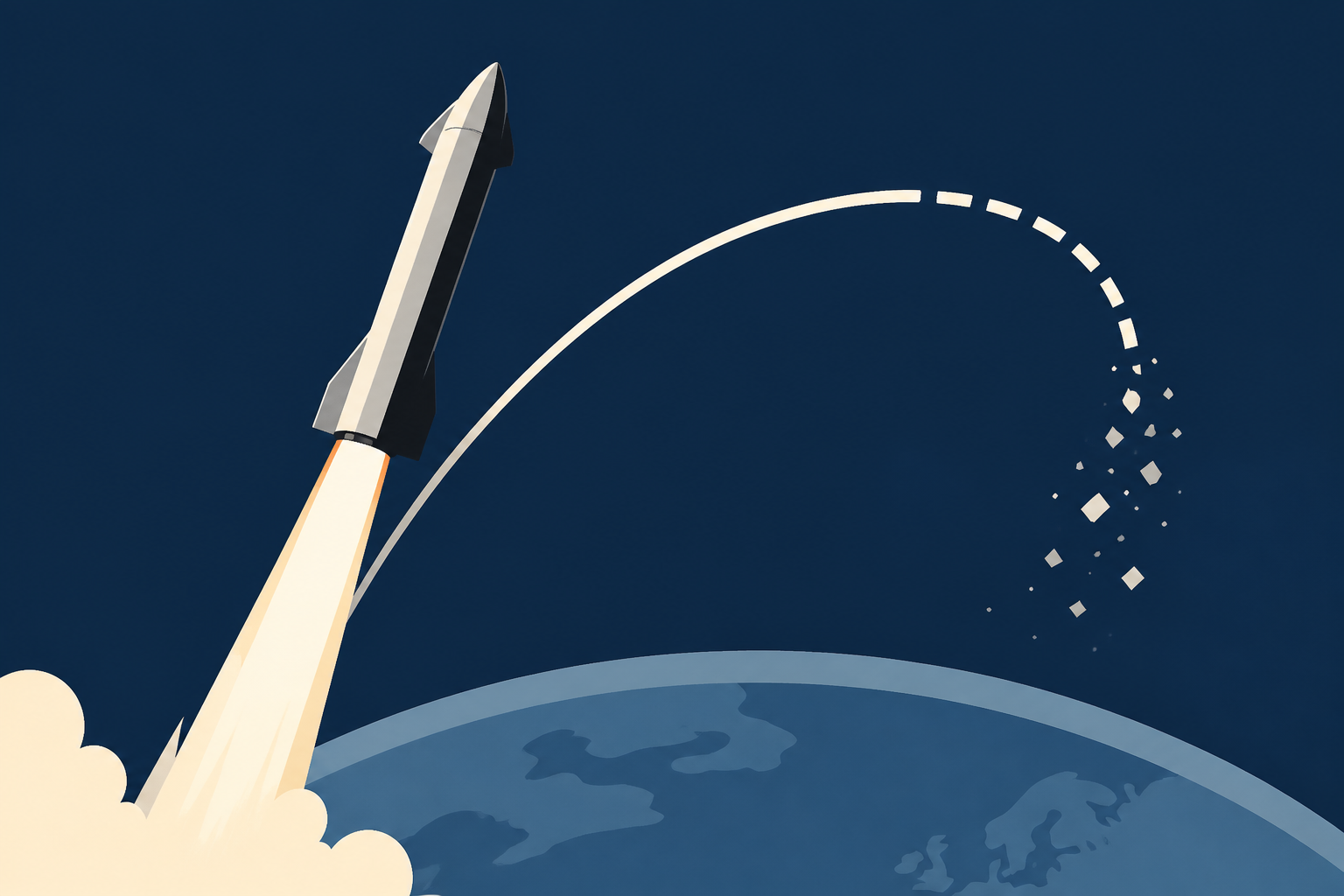 SpaceX's supersized Starship launches into orbit for the first time but flight ends early