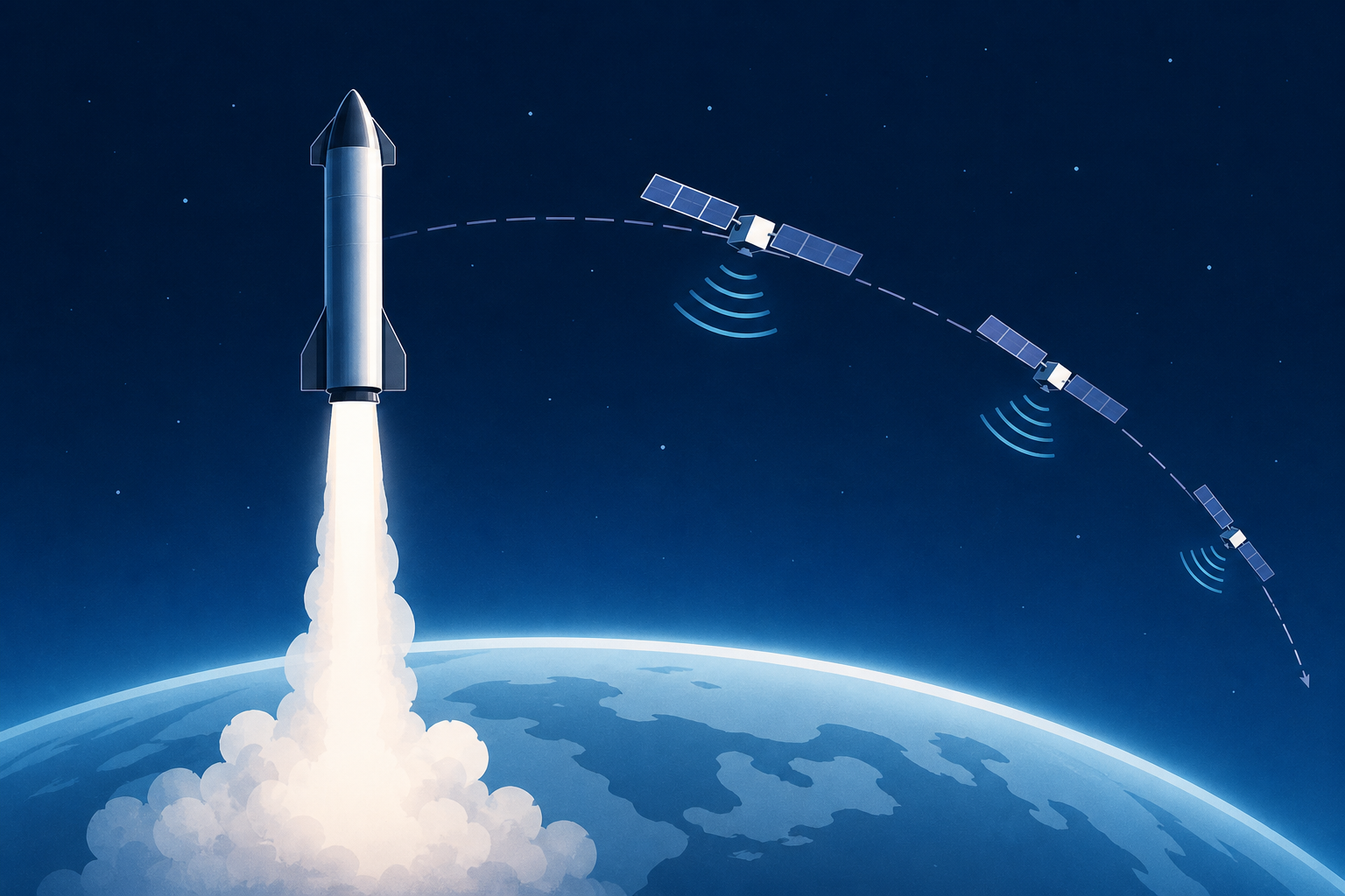 SpaceX's Starship goes orbital, deploying first next-gen Starlinks