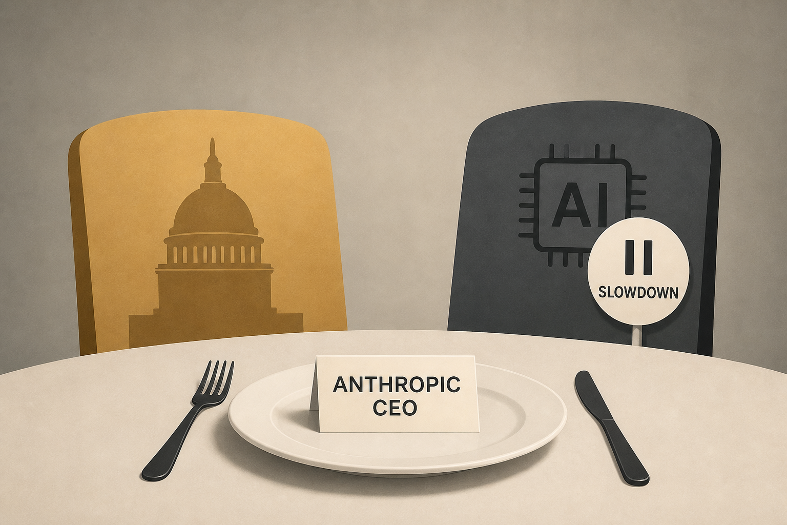 Trump dined with the Anthropic CEO who called for AI slowdown