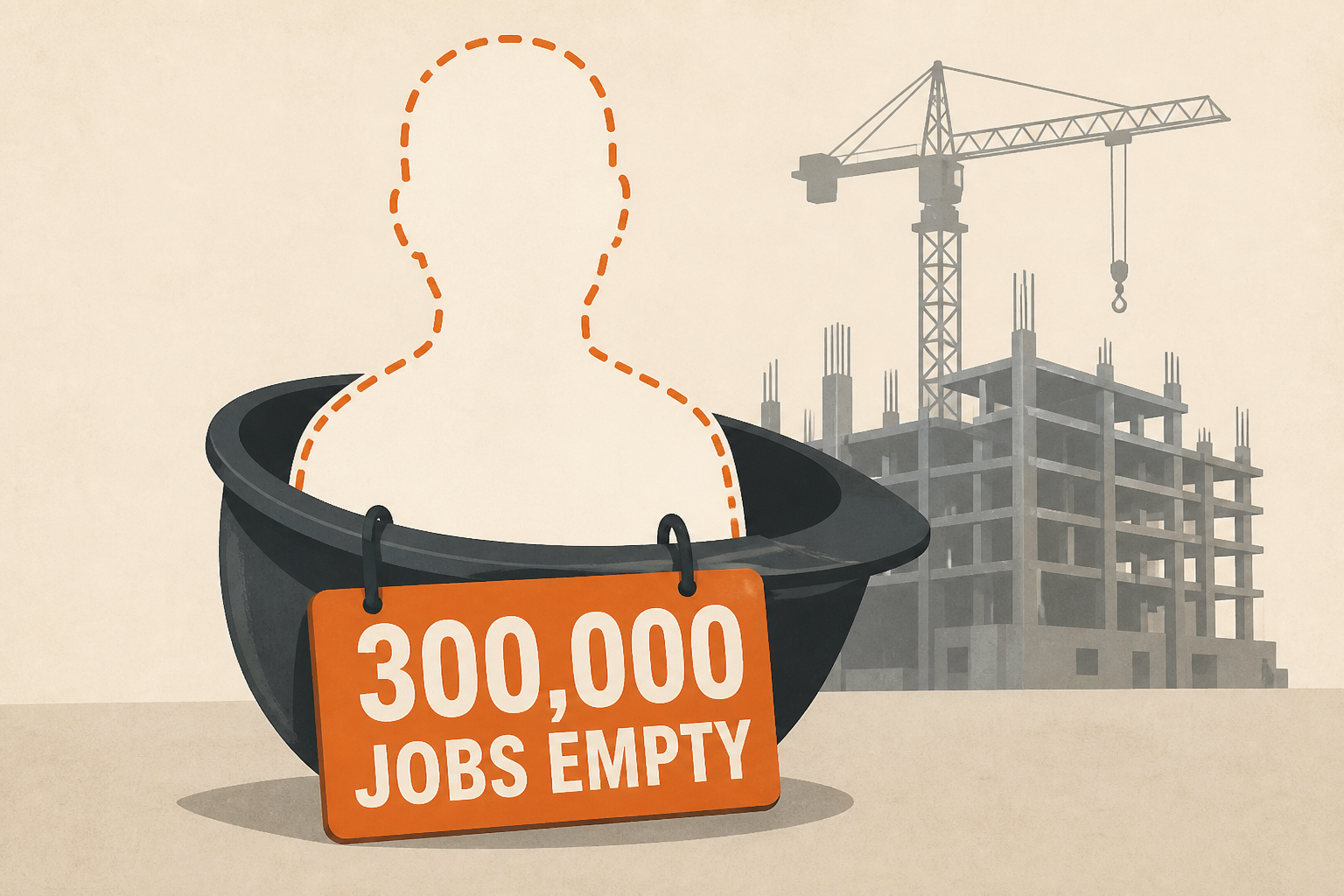 Skilled trades shortage leaves 300,000 jobs empty in construction