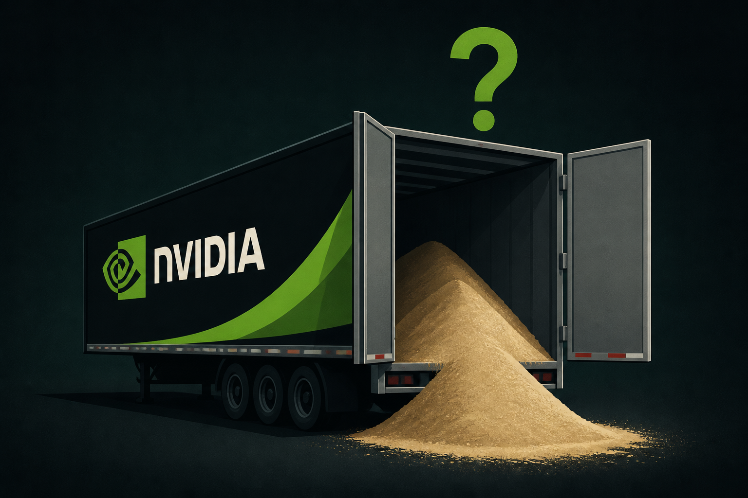 Thieves Steal Nvidia-Branded Trailer, Find Sand Instead