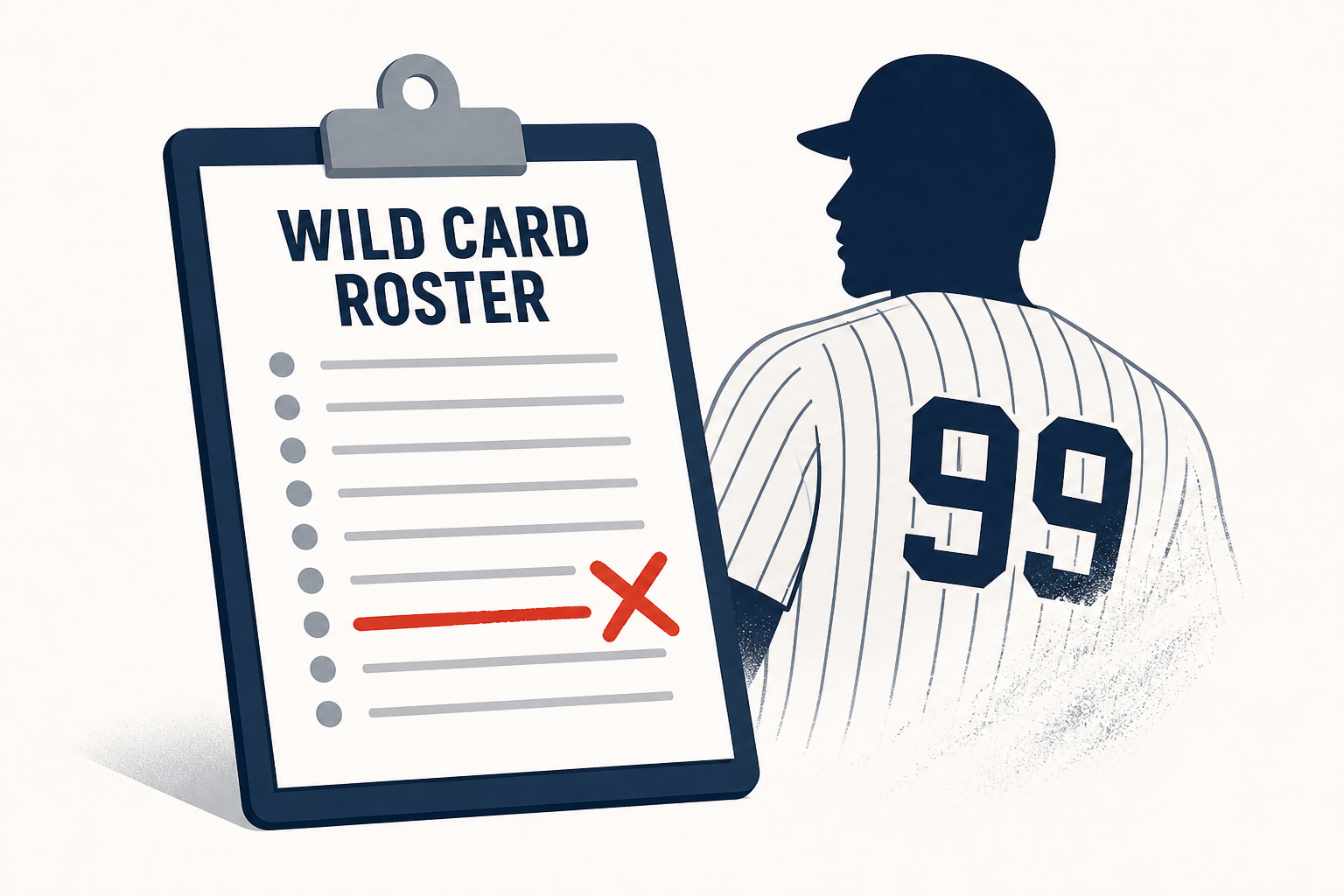 Aaron Judge Left Off Yankees' Wild Card Roster