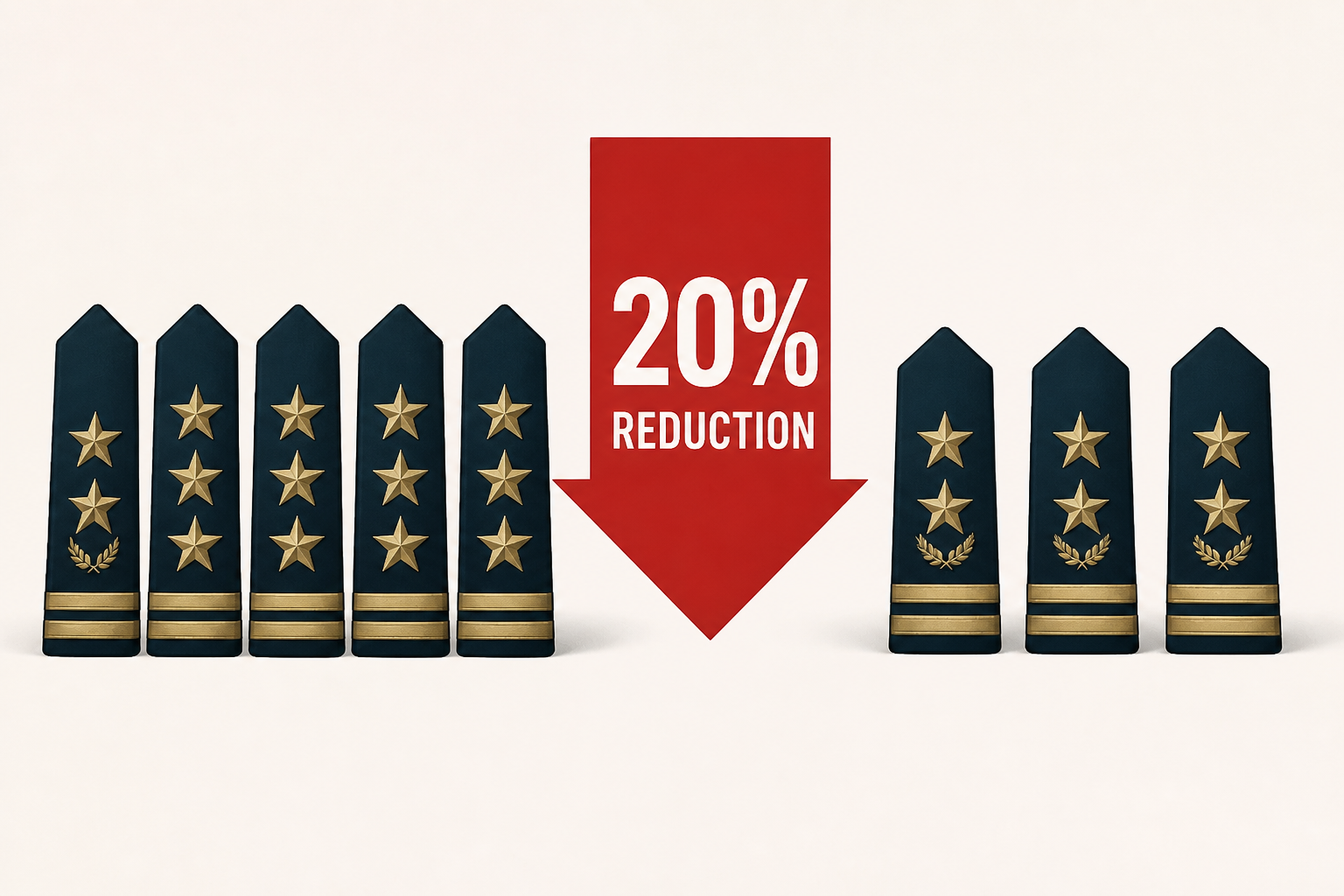 Pete Hegseth unveils 20% reduction in general and flag officer jobs