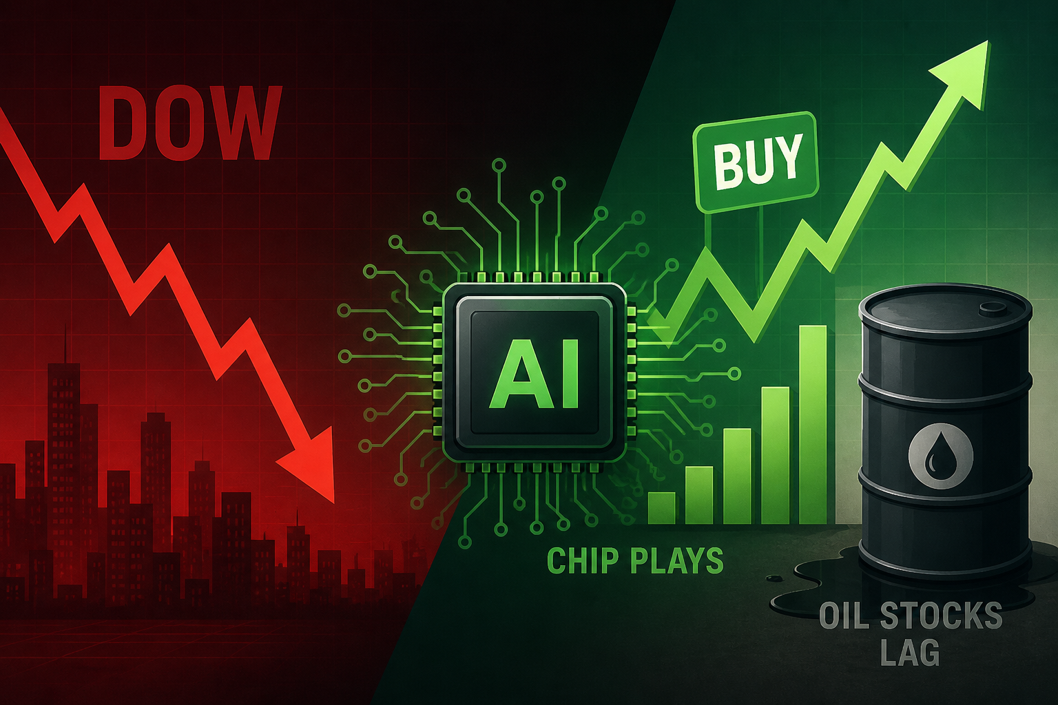 Stock Market Today: Dow Dips But Nvidia Hits A Buy Point; Chip Plays Shine, Oil Stocks Lag