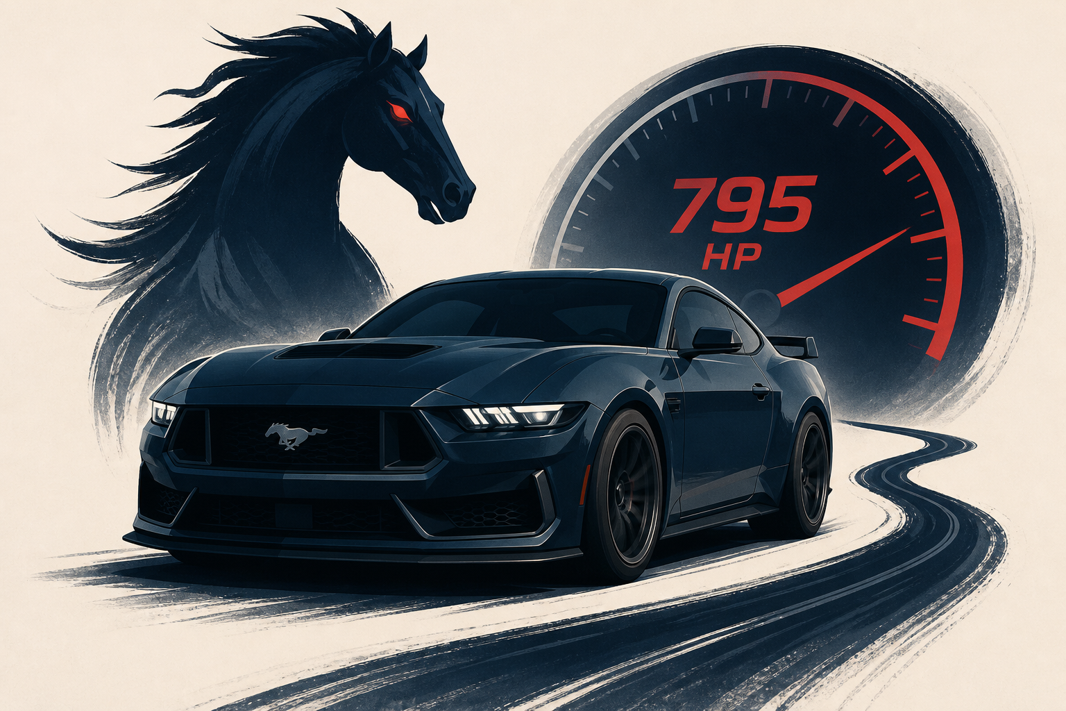 The 795 HP Ford Mustang Dark Horse SC Is The Diabolical Reincarnation Of The Shelby GT500, But It Wasn't The Power That Surprised Me