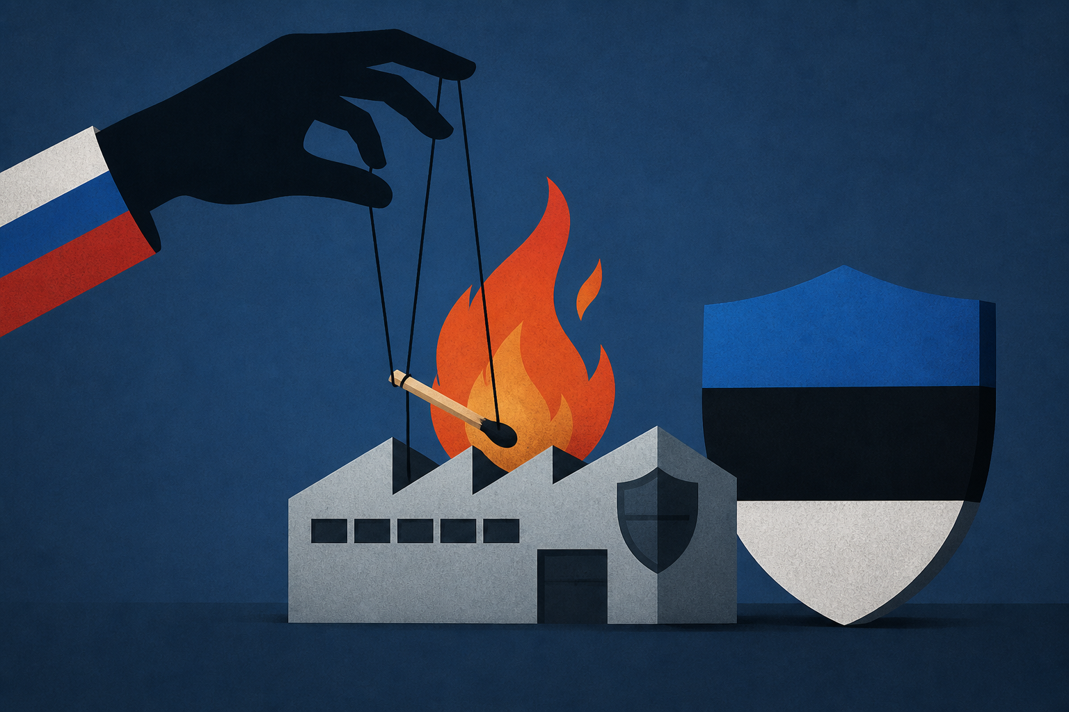 Estonia says Russia ordered August arson attack on defence company