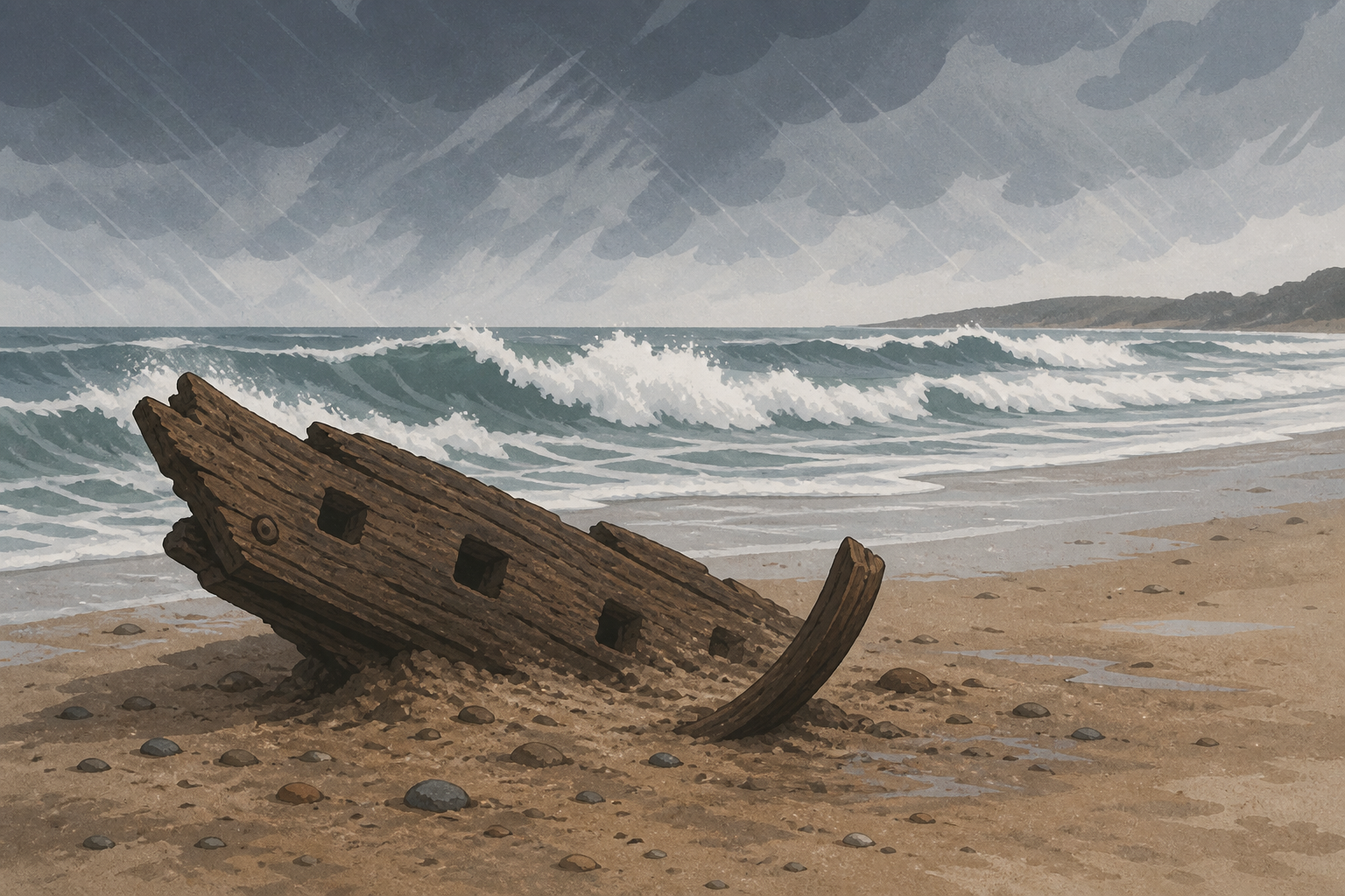 Nor’easter unearths pieces of 19th-century shipwreck in Massachusetts