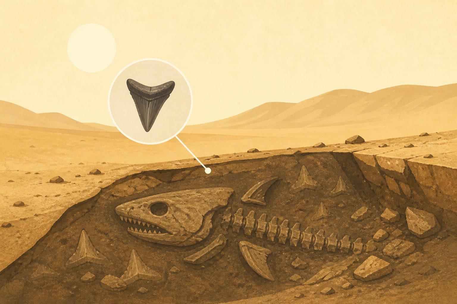 Ancient "Shark Graveyard" Discovered In Egyptian Desert