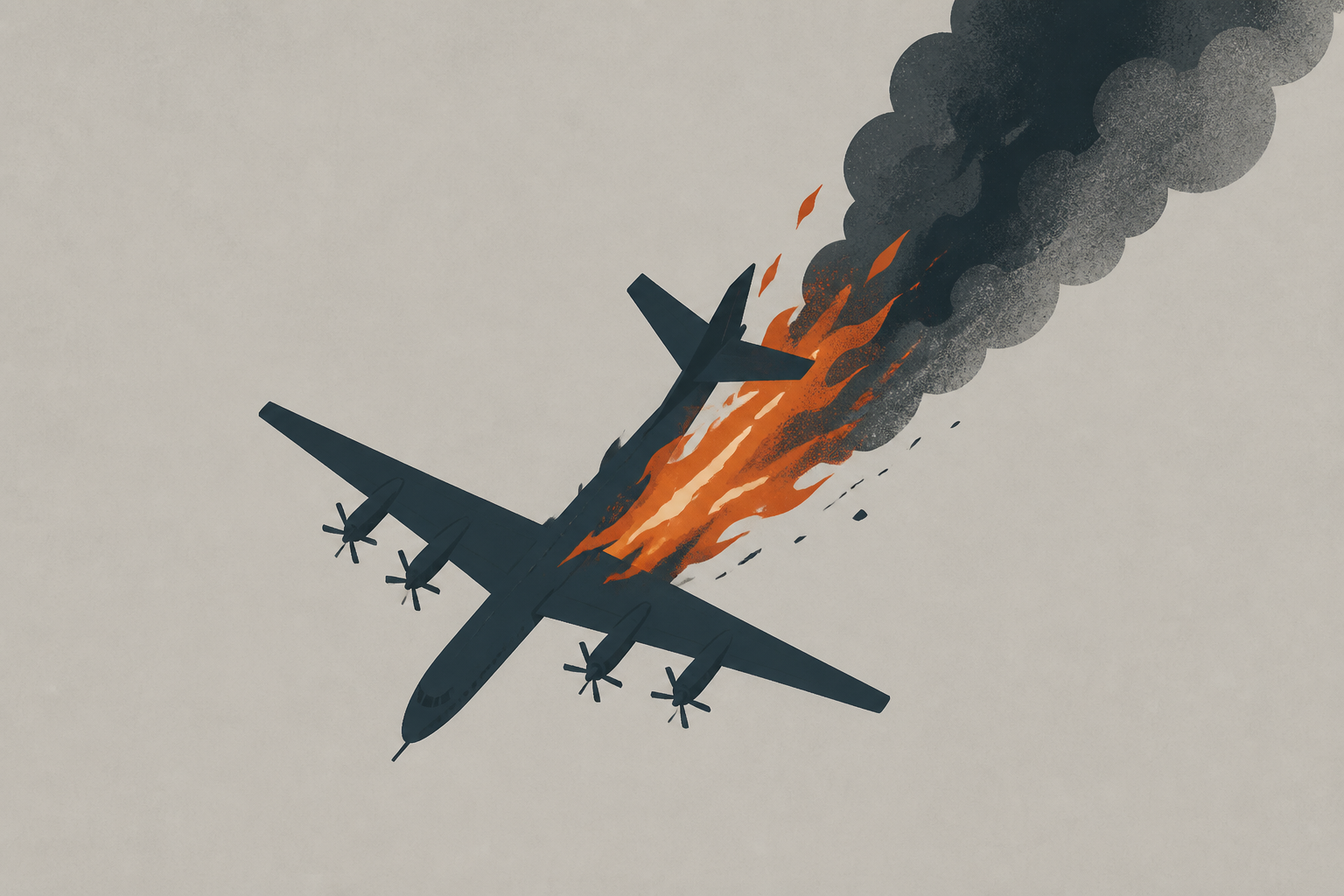 Russian Tu-95MS Strategic Bomber Crashes in Flames-6 of 7 Aboard Killed