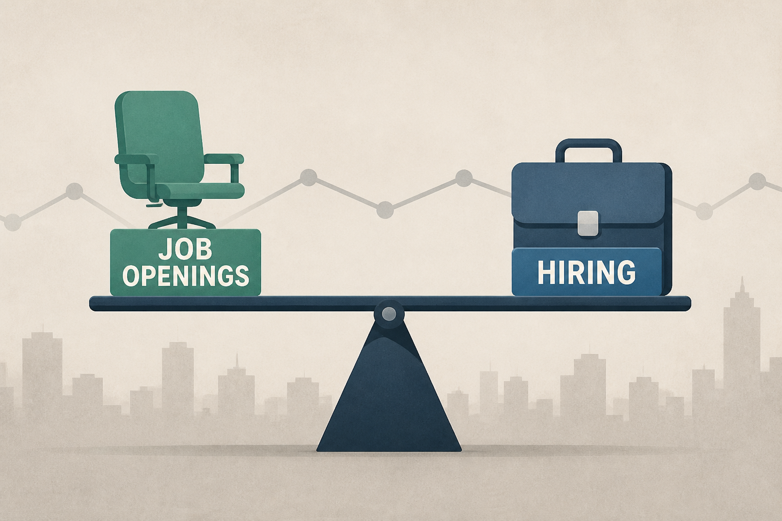 Job openings and hiring hold steady as 'low hire, low fire' market drags on