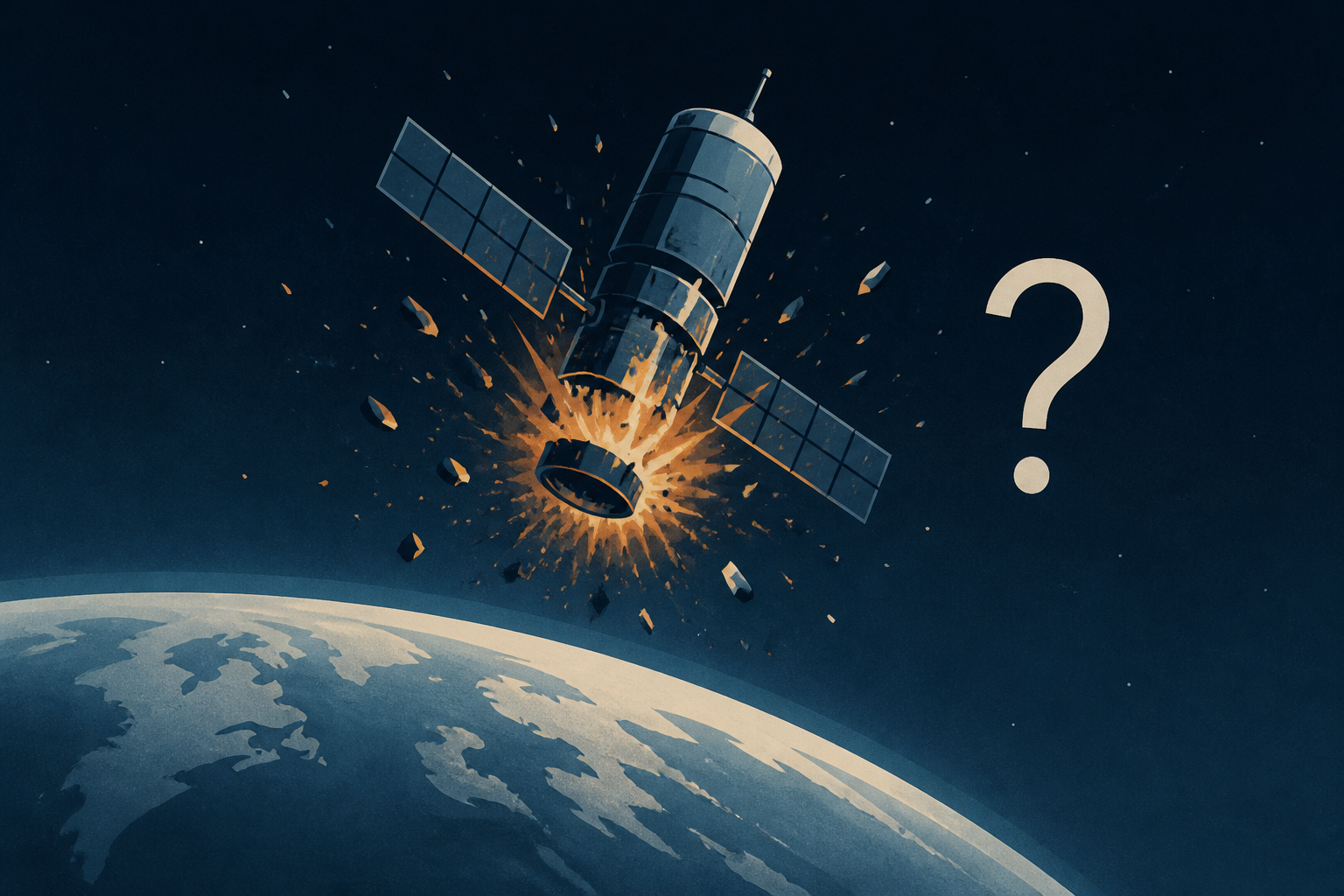US Cold War-era spy satellite explodes above Earth - and nobody knows why