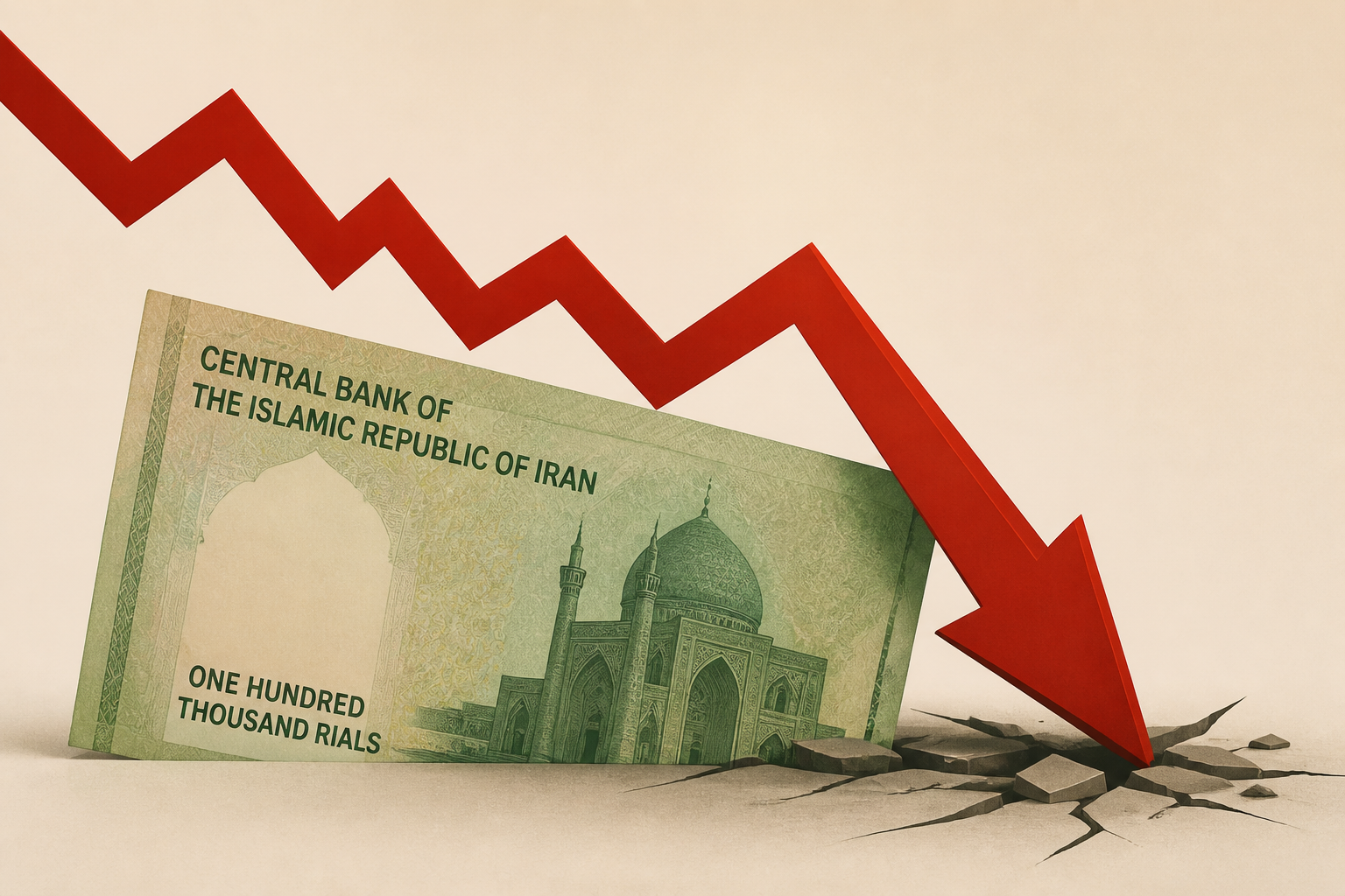 'This is how the war will end': Iran's currency hits new record low