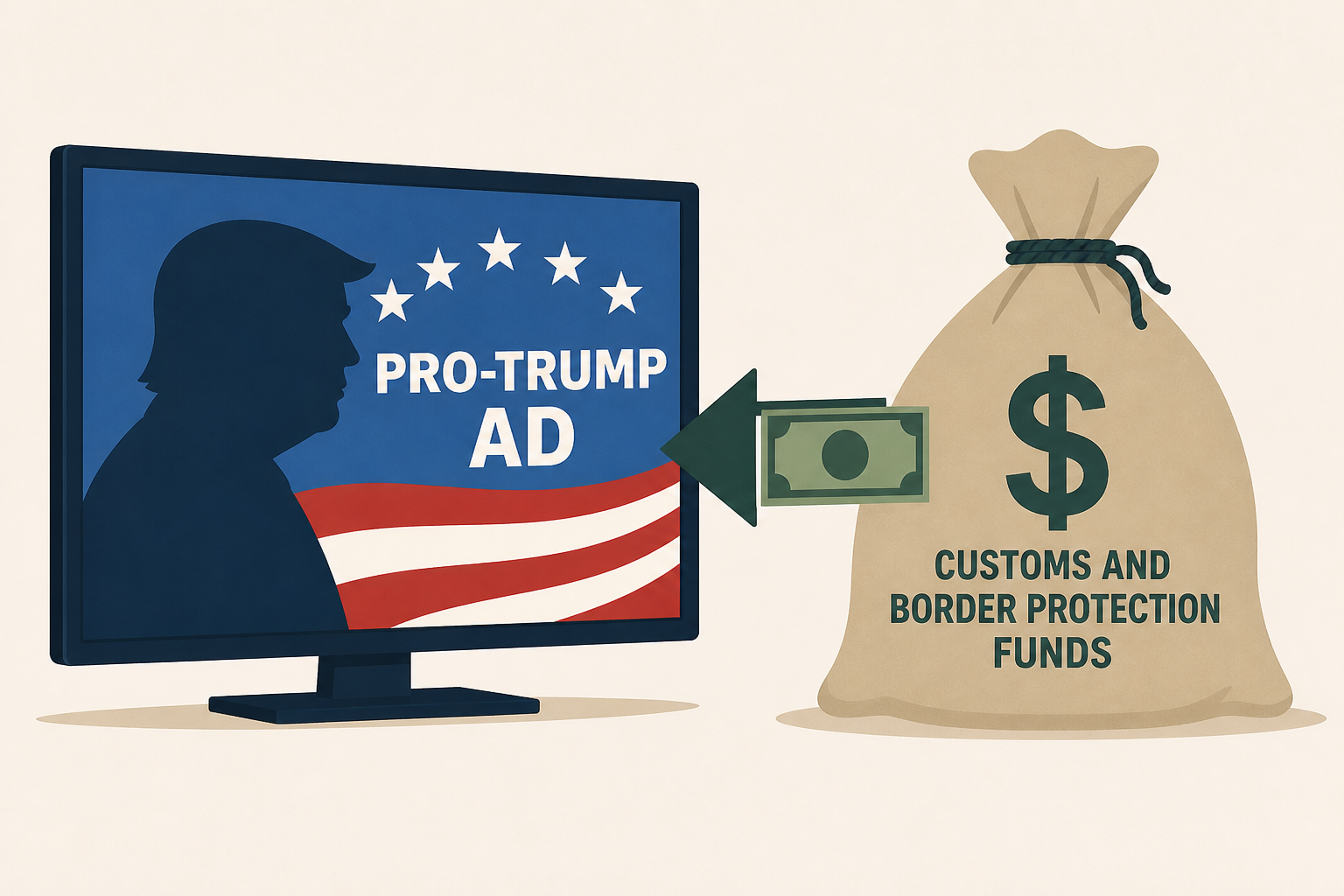 Pro-Trump TV ads paid for with Customs and Border Protection money, official says
