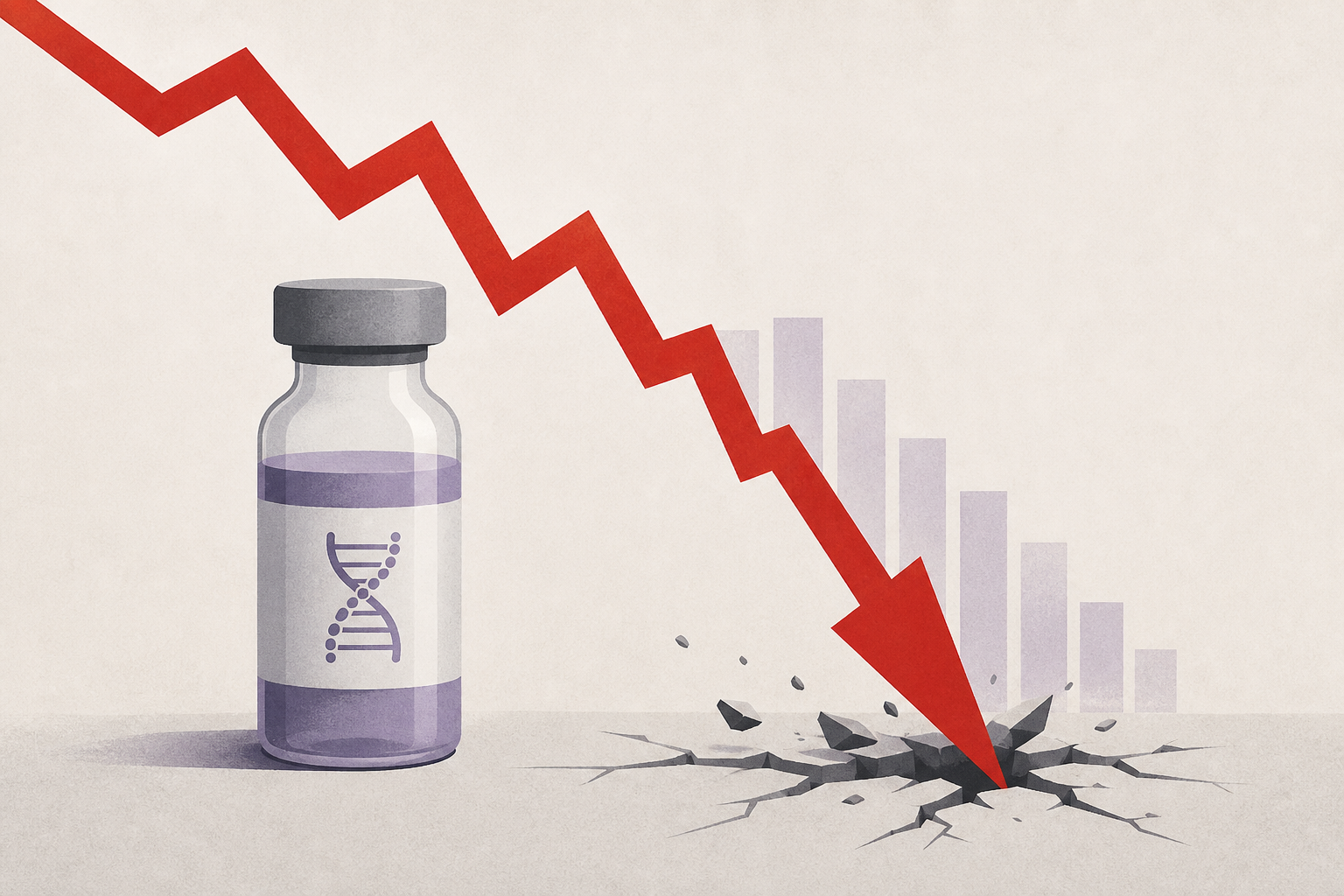 uniQure stock crashes as Huntington’s gene therapy data weaken