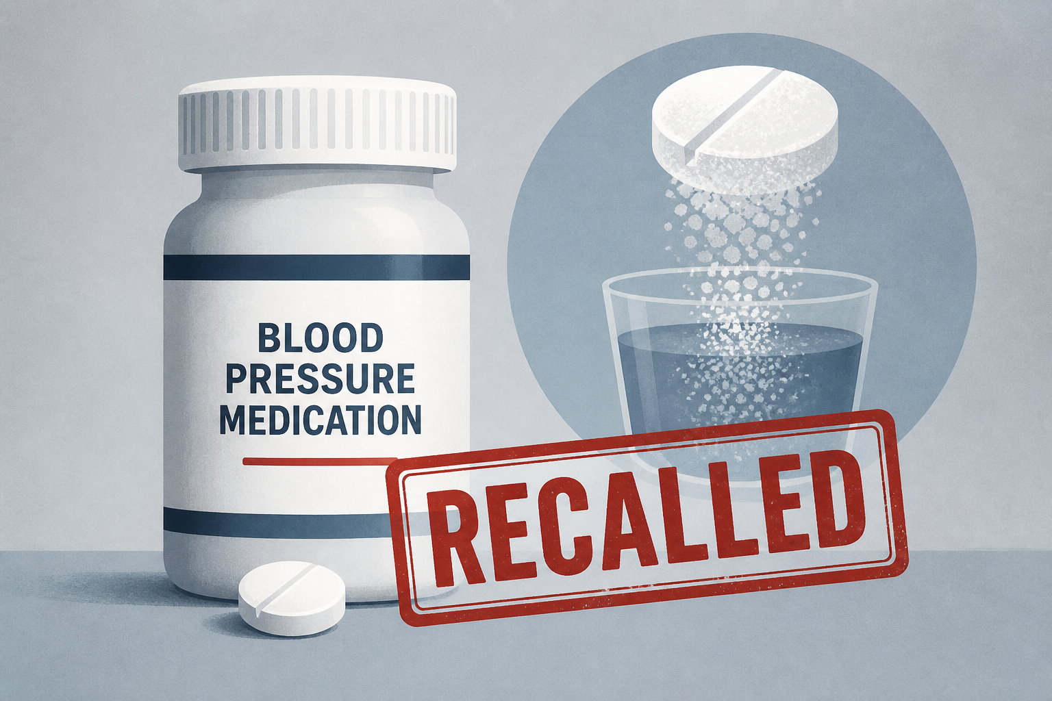 Popular blood pressure drug recalled over dissolution issues