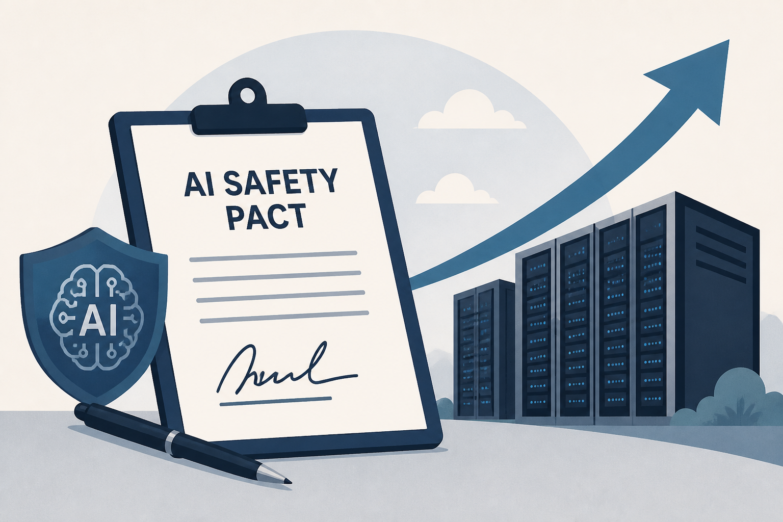 Trump, AI CEOs sign voluntary safety pact, back data center expansion