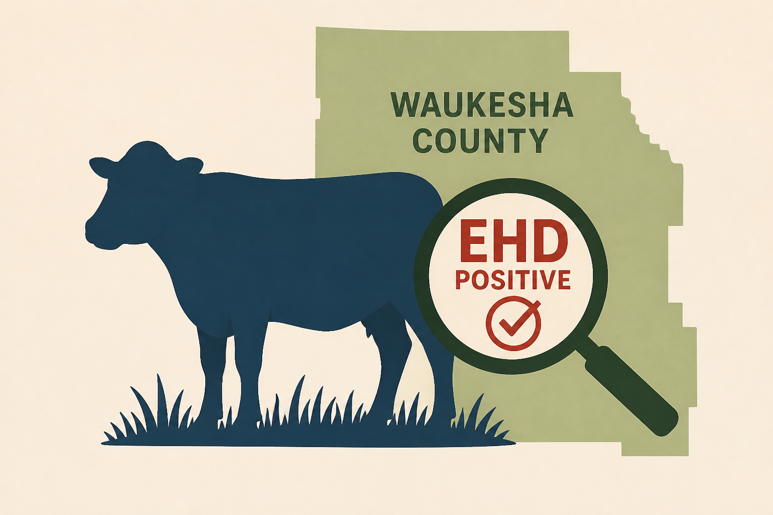 Waukesha County cattle test positive for EHD