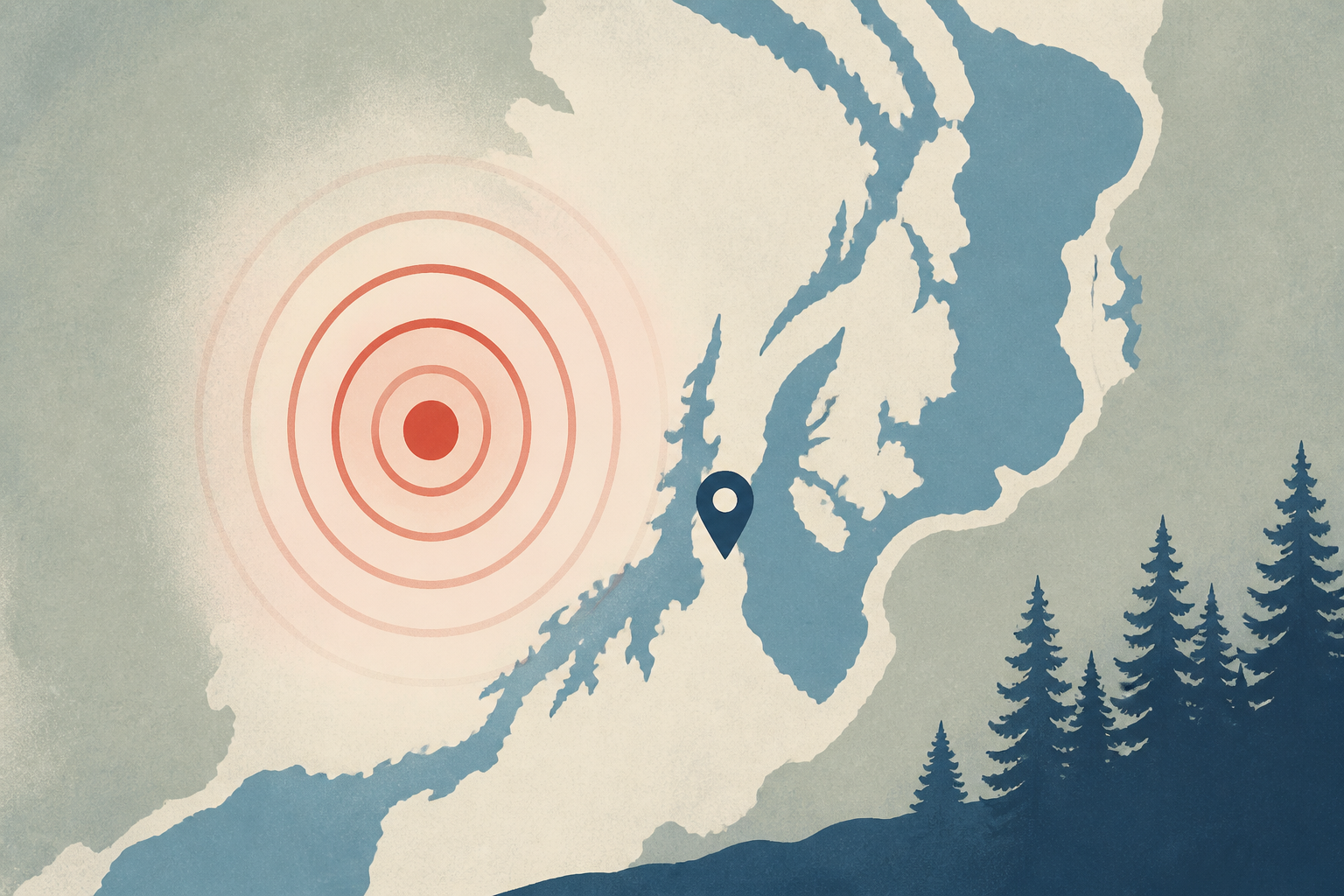 Magnitude 4.2 quake hits Puget Sound area centered west-northwest of Gig Harbor