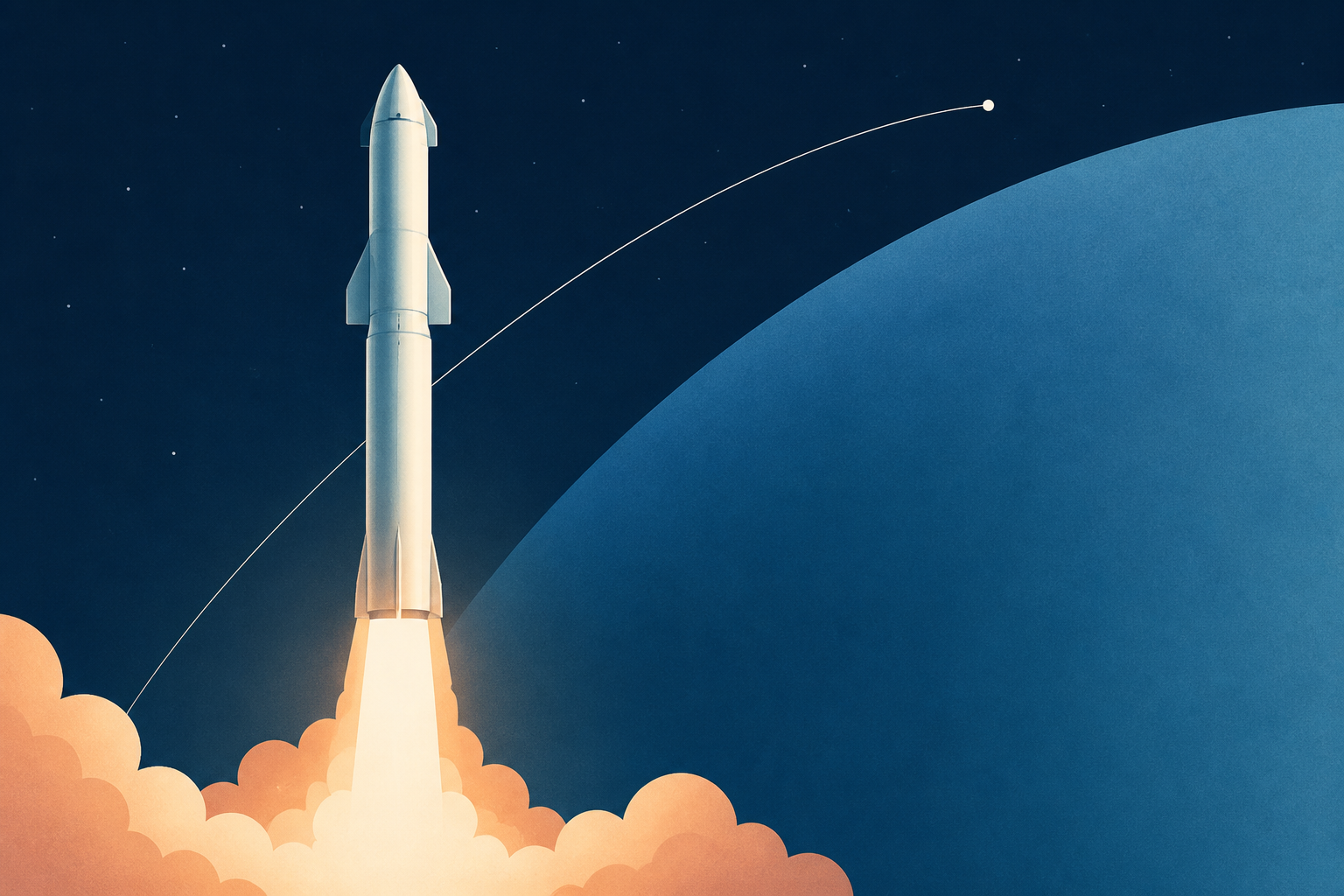 SpaceX launches Starship on giant rocket's first flight to orbit