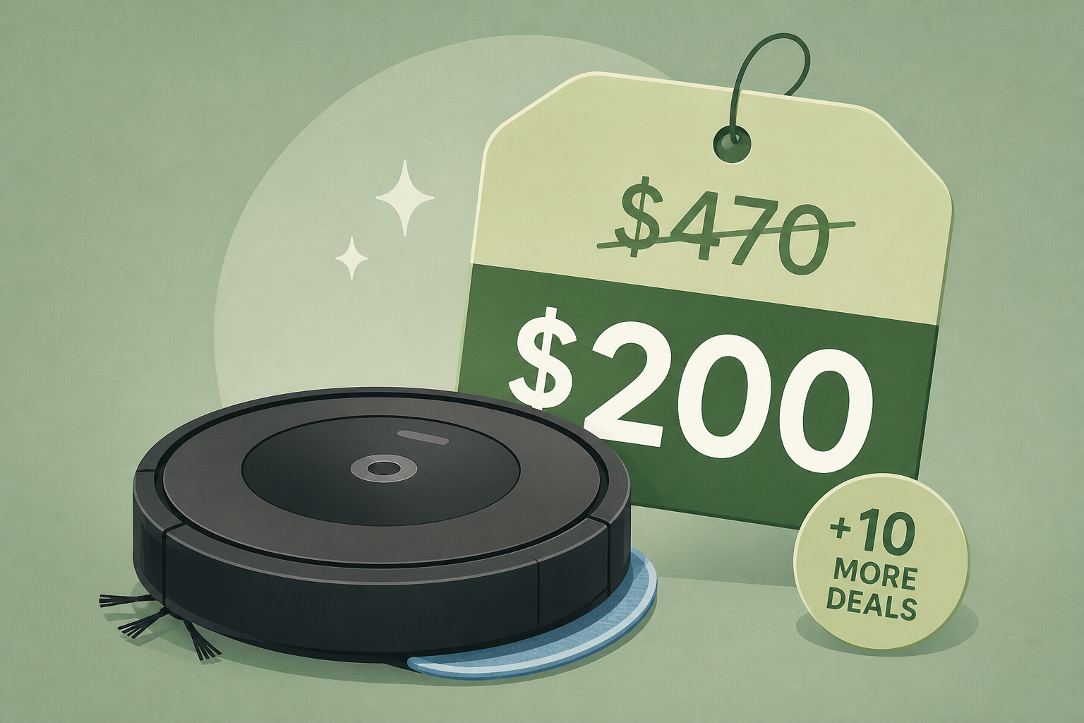 Amazon is selling a $470 iRobot Roomba vacuum and mop for just $200 (plus 10 more fab deals)
