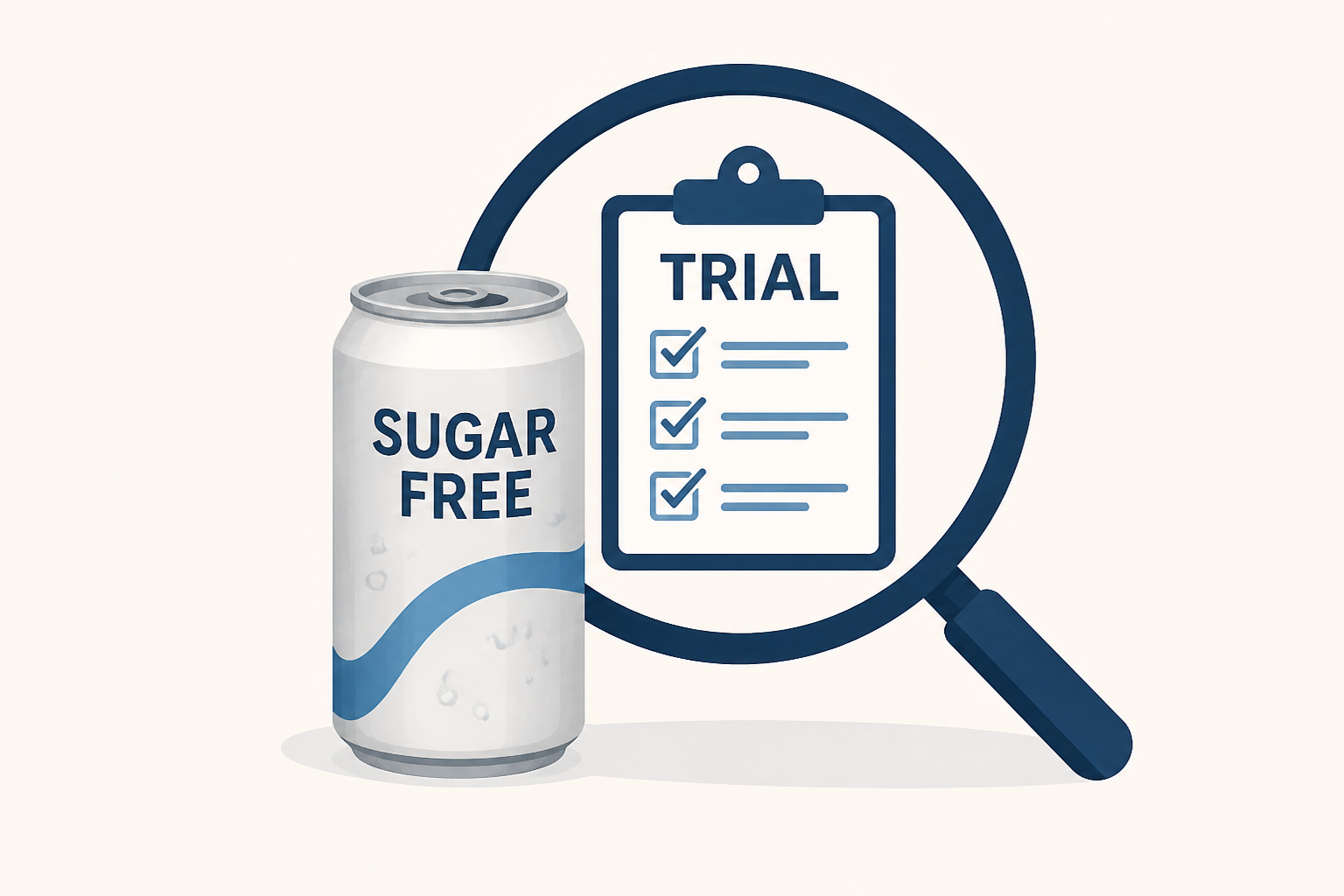 Major trial examines sugar-free sweetened soft drinks