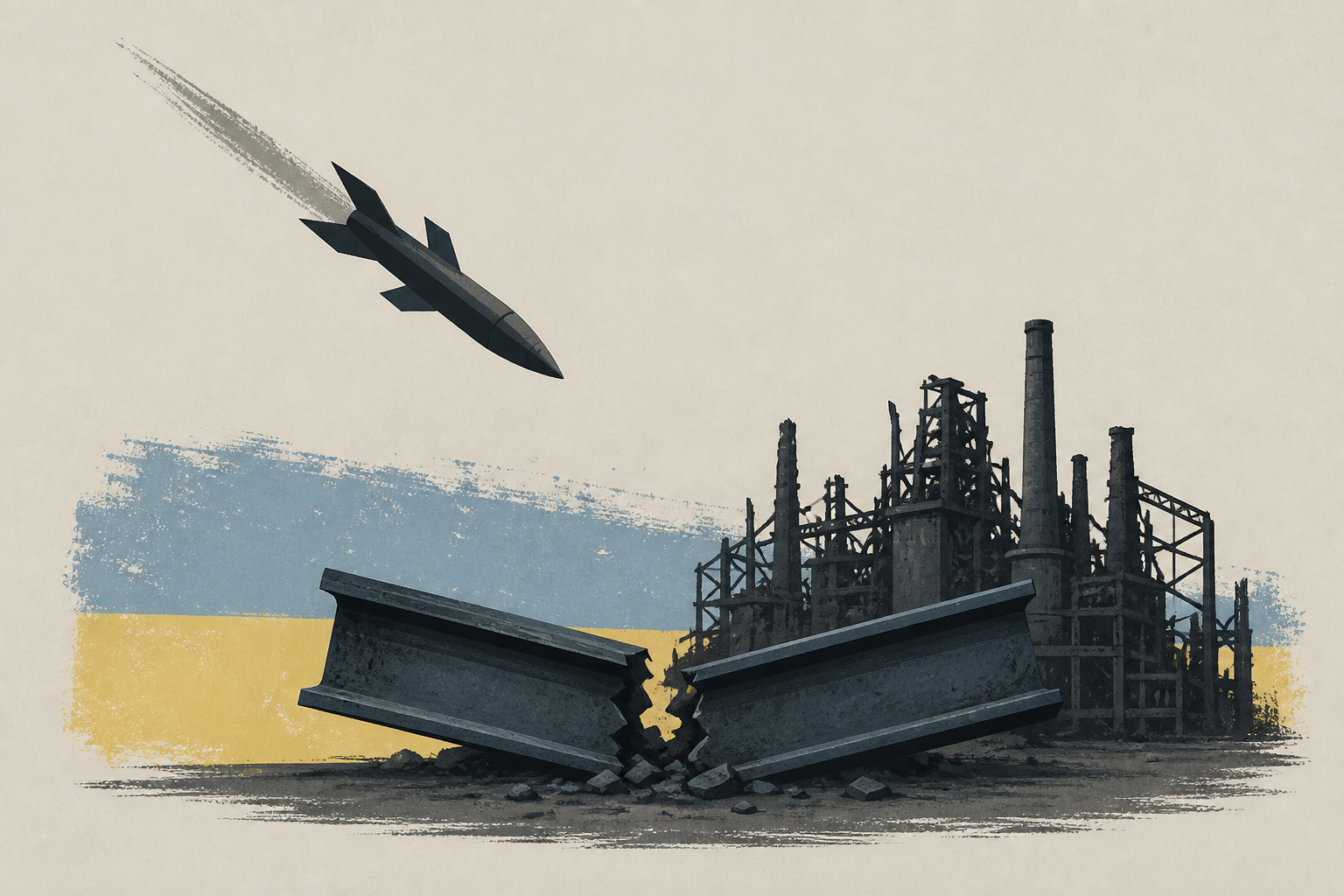 Ukraine's prized steel industry left in ruins by Russian missile campaign