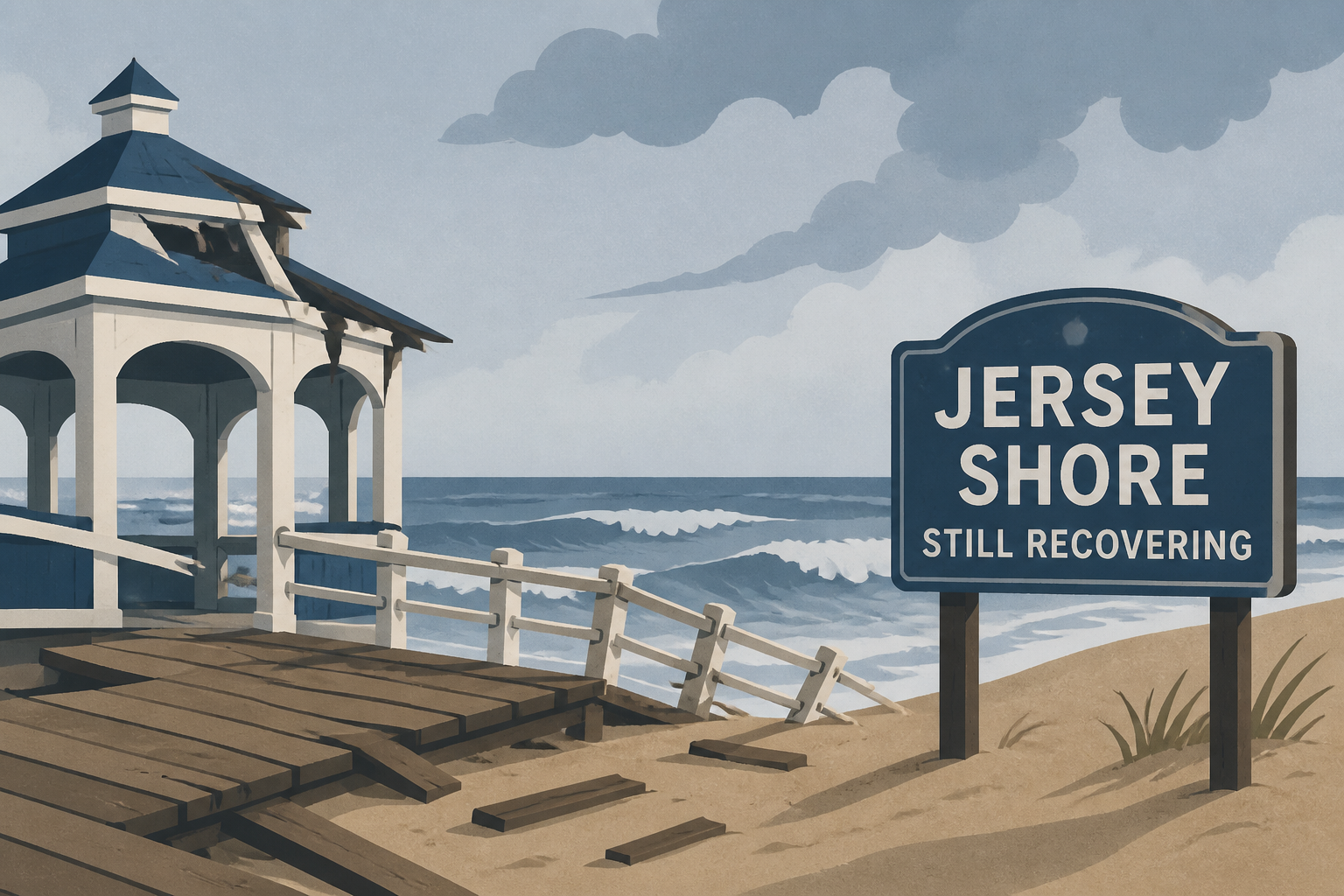 Jersey Shore landmarks still recovering from brutal nor’easter damage