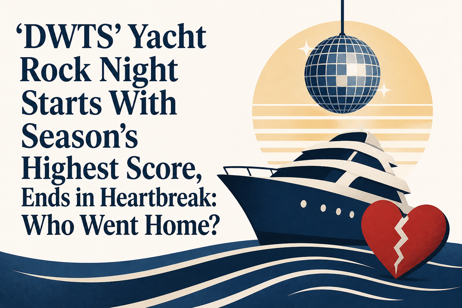 ‘DWTS’ Yacht Rock Night Starts With Season’s Highest Score, Ends in Heartbreak: Who Went Home?
