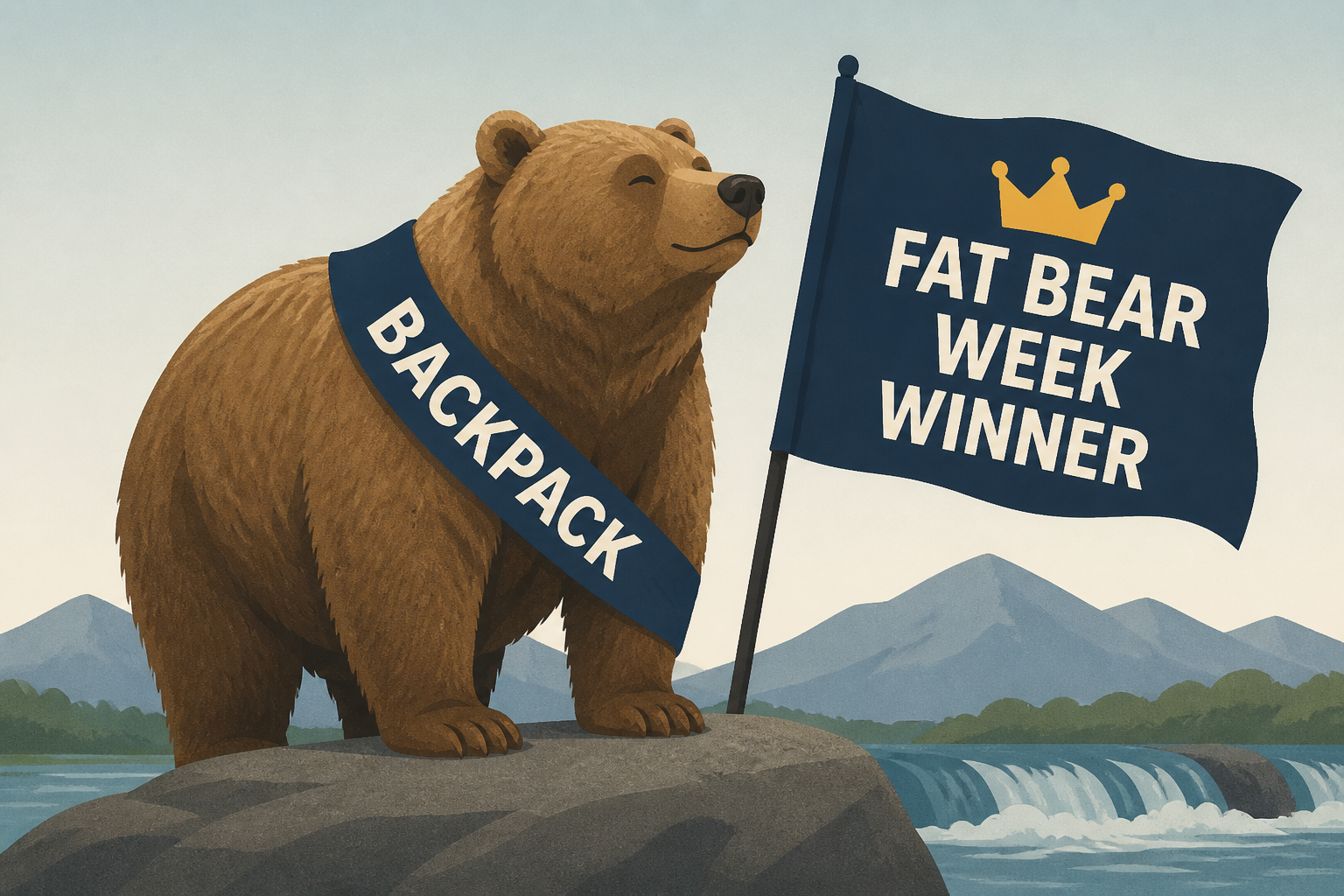 Gentle giant Backpack wins Alaska’s Fat Bear Week