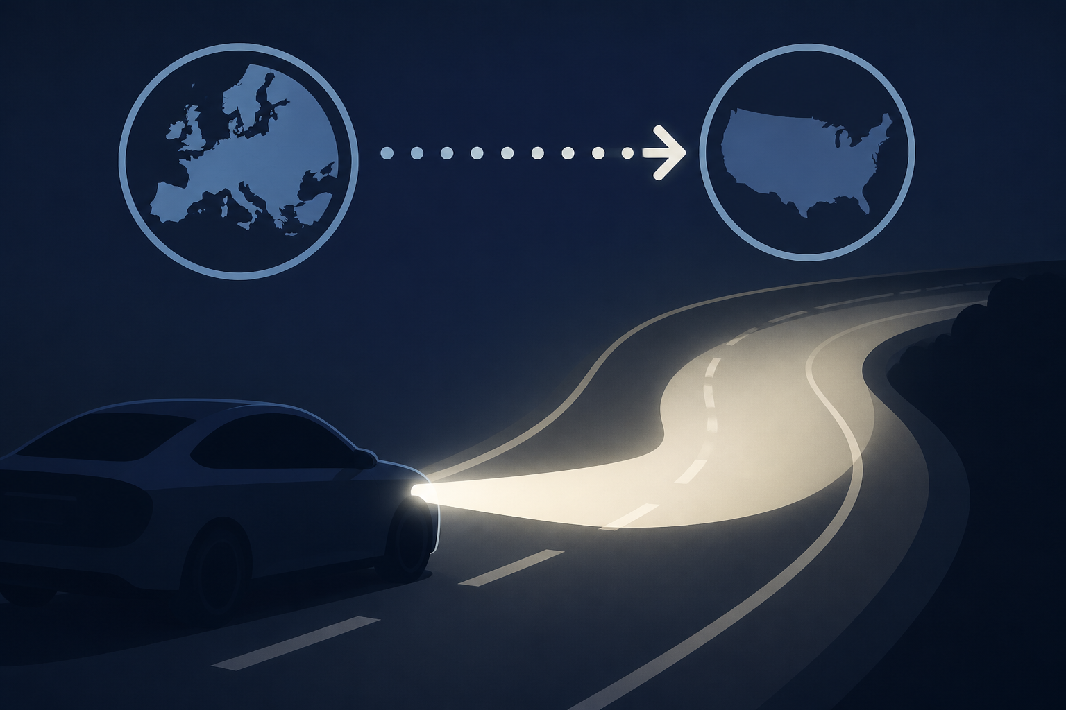 US drivers are finally getting the adaptive headlights Europe has had for years