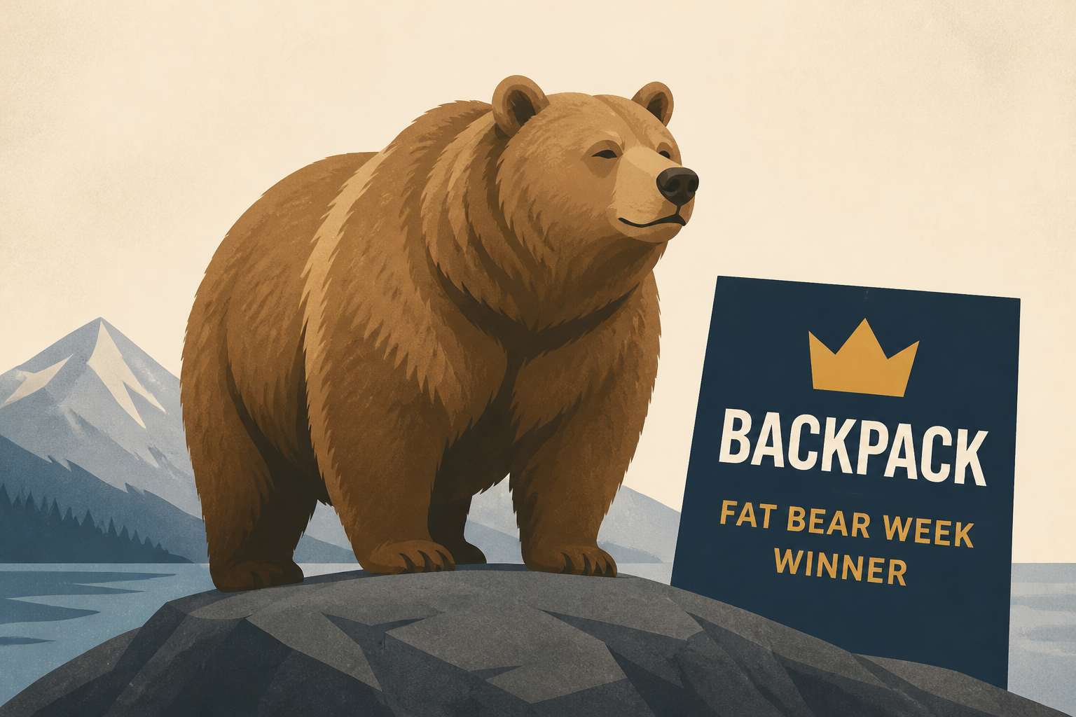 Gentle giant Backpack declared winner of Alaska’s Fat Bear Week