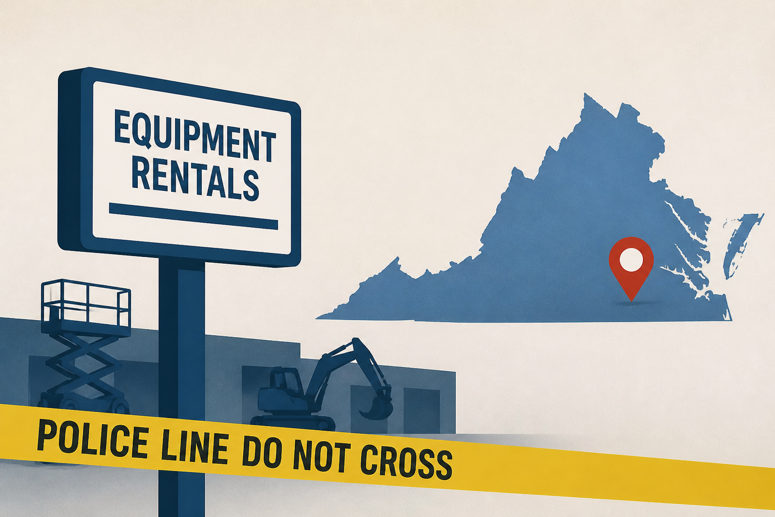 3 people shot at United Rentals in Virginia; Gunman on the run