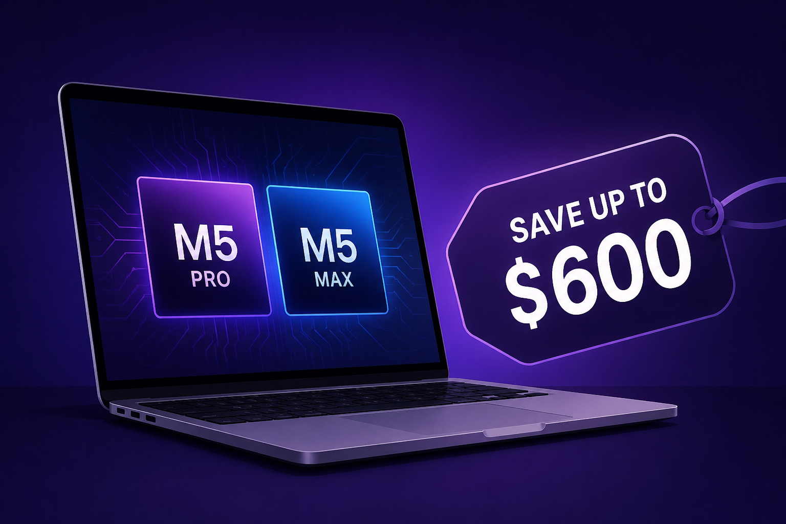 Amazon M5 Pro, M5 Max MacBook Pro Deals Save Up to $600