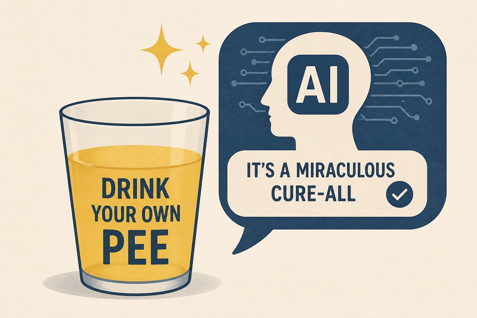 People Who Drink Their Own Pee Are Obsessed With AI, Using It to Reassure Themselves That It's a Miraculous Cure-All