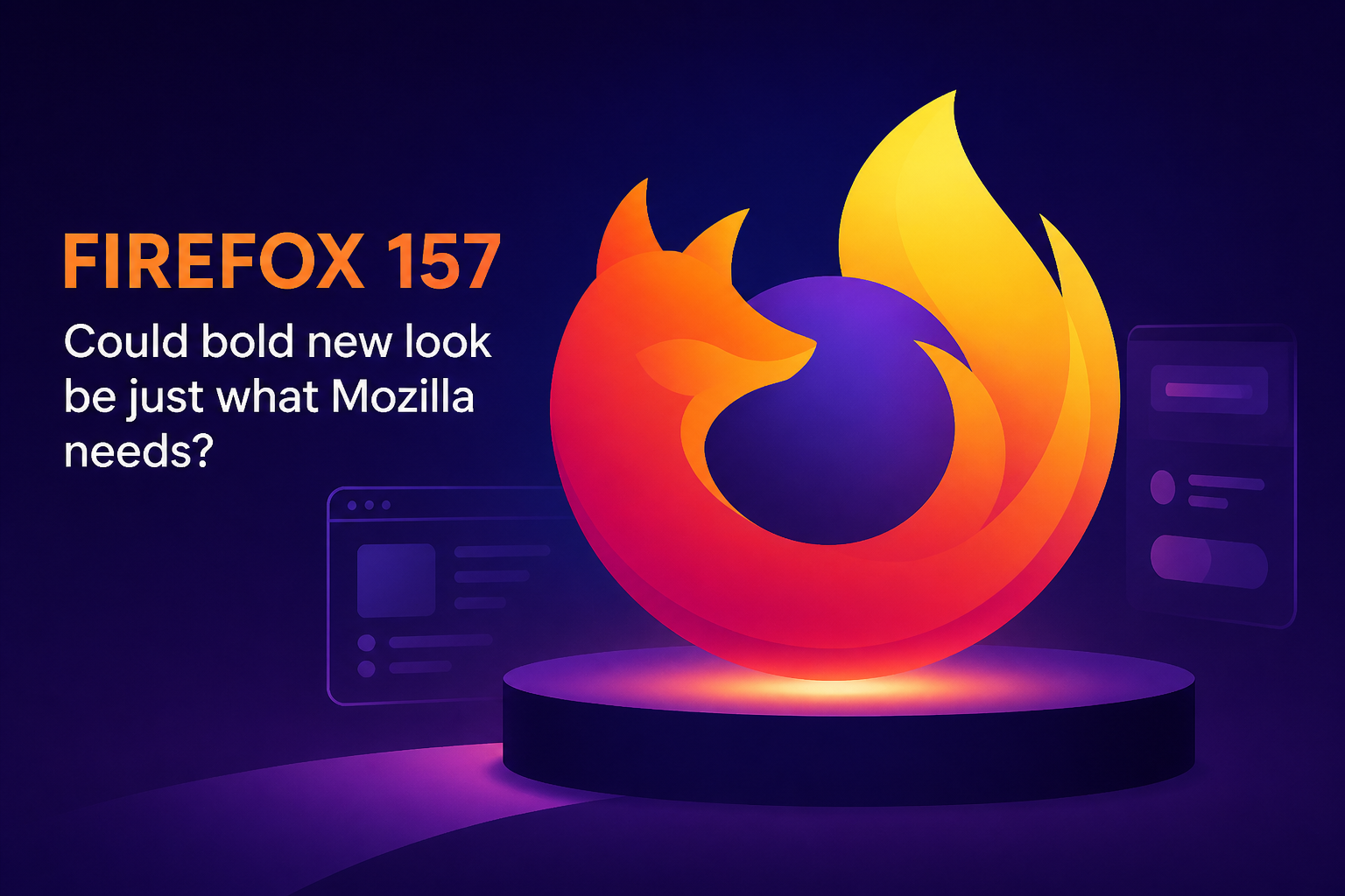 Firefox 157: Could bold new look be just what Mozilla needs?*