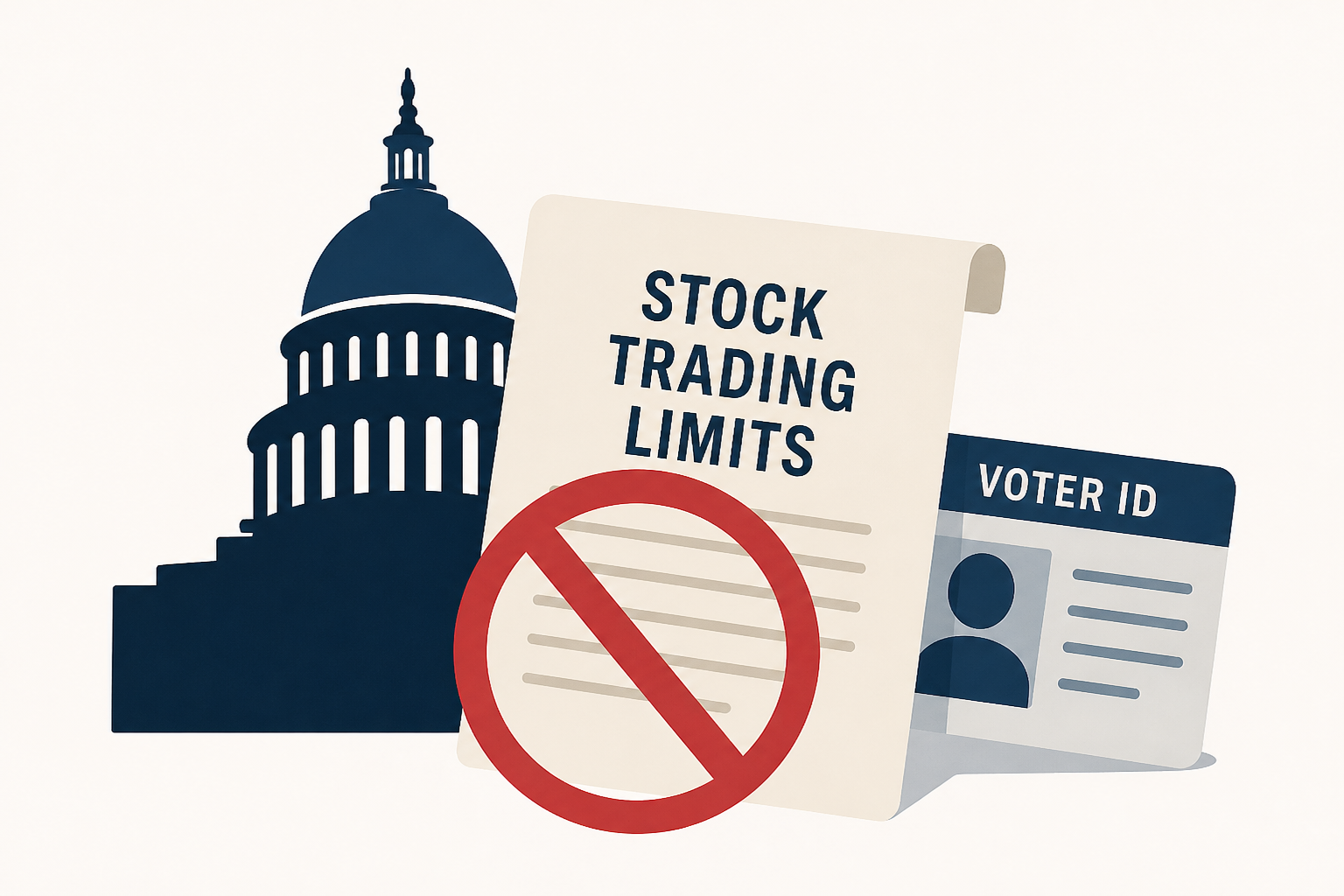 Senate Democrats block bill to limit lawmakers' stock trades, citing voter ID provision