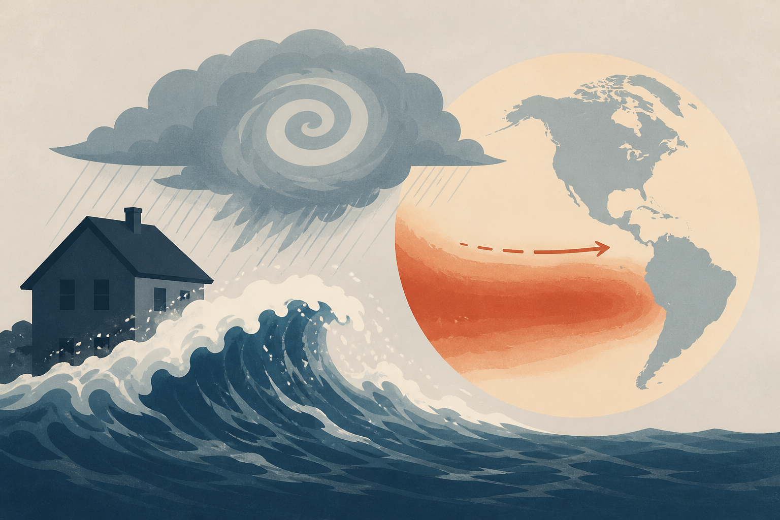Why the nor'easter’s storm surge was so high, and what it says about the El Niño winter ahead